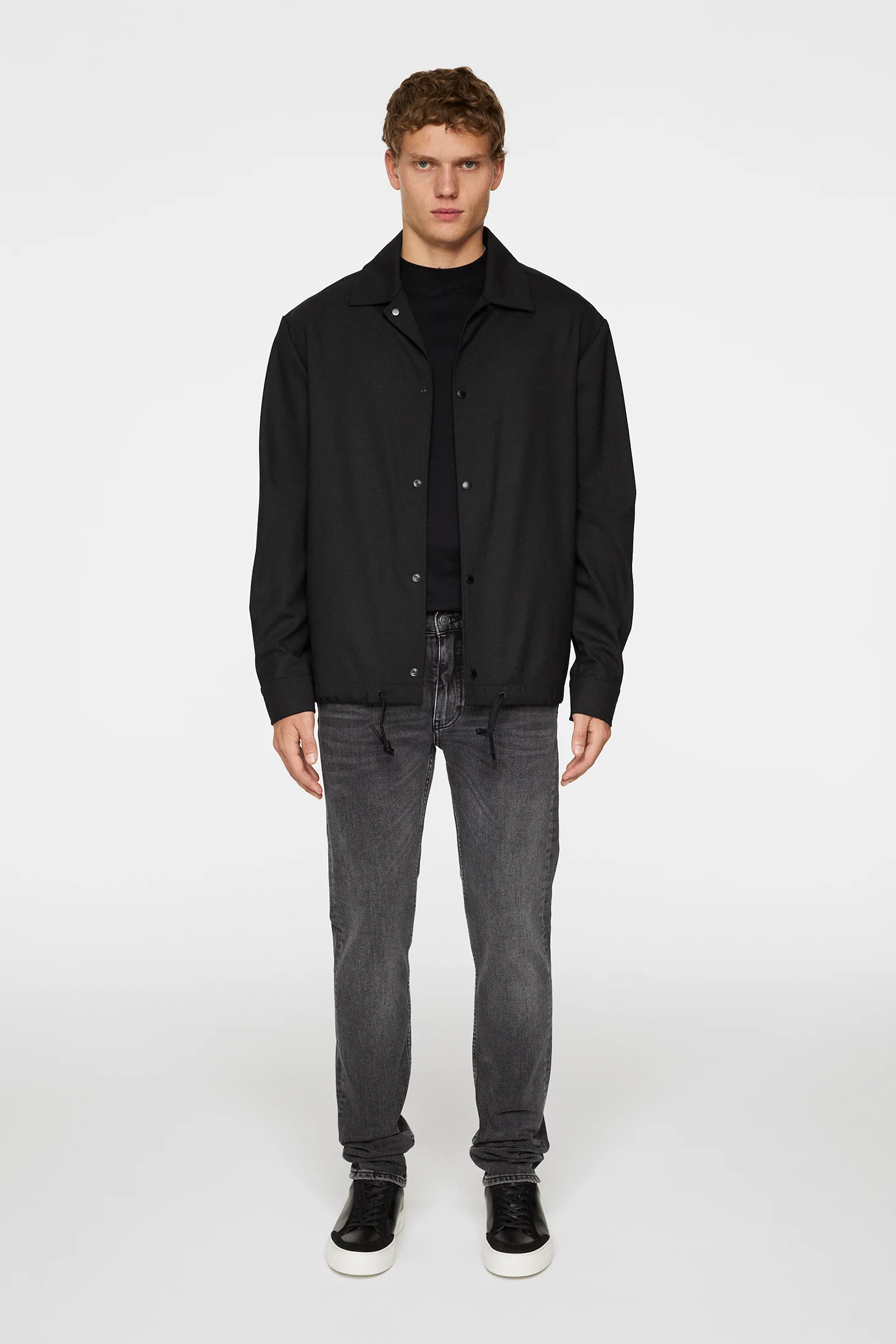 Celian Coach Overshirt / Black - Image 4