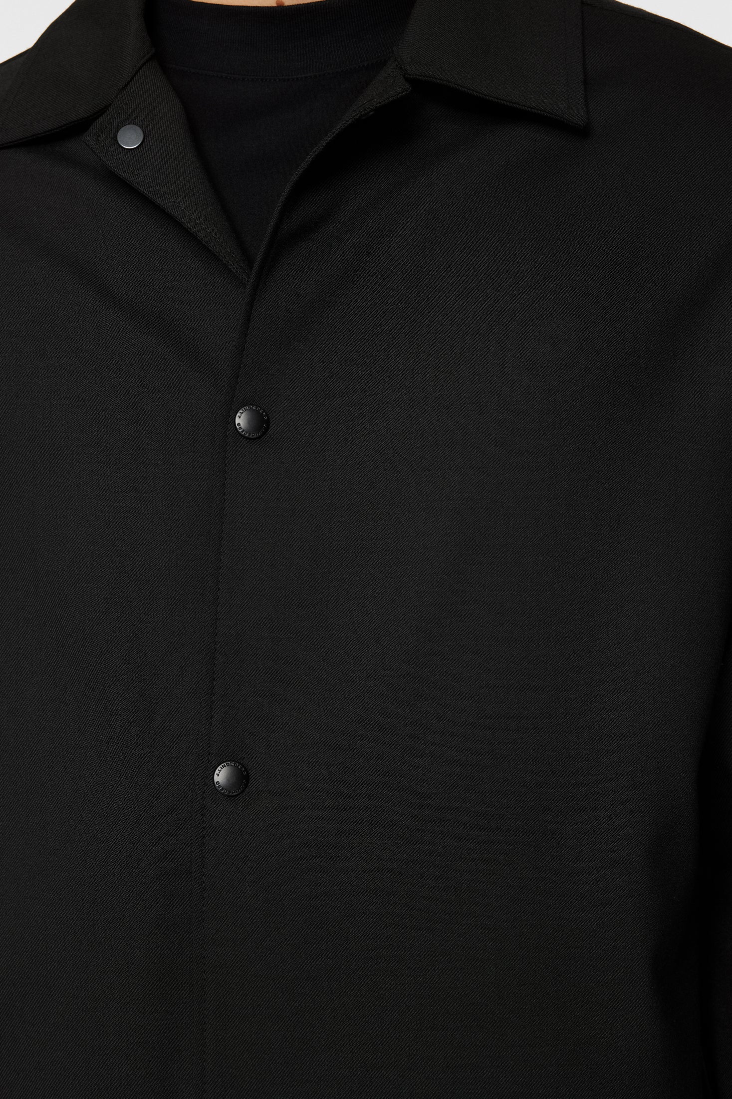 Celian Coach Overshirt / Black - Image 6