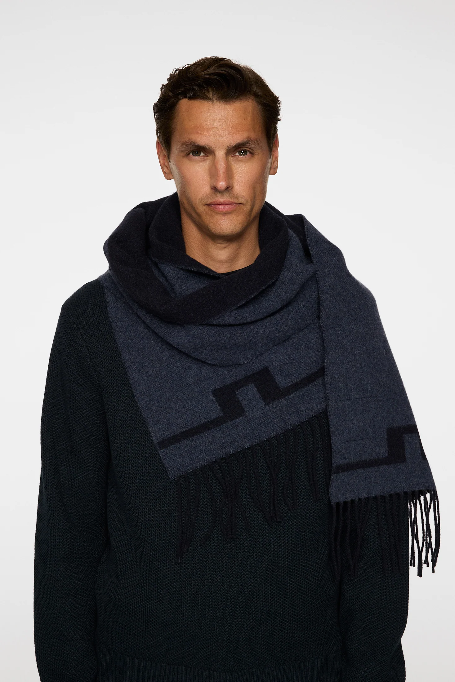 Champ Double Sided Scarf / JL Navy - Image 2