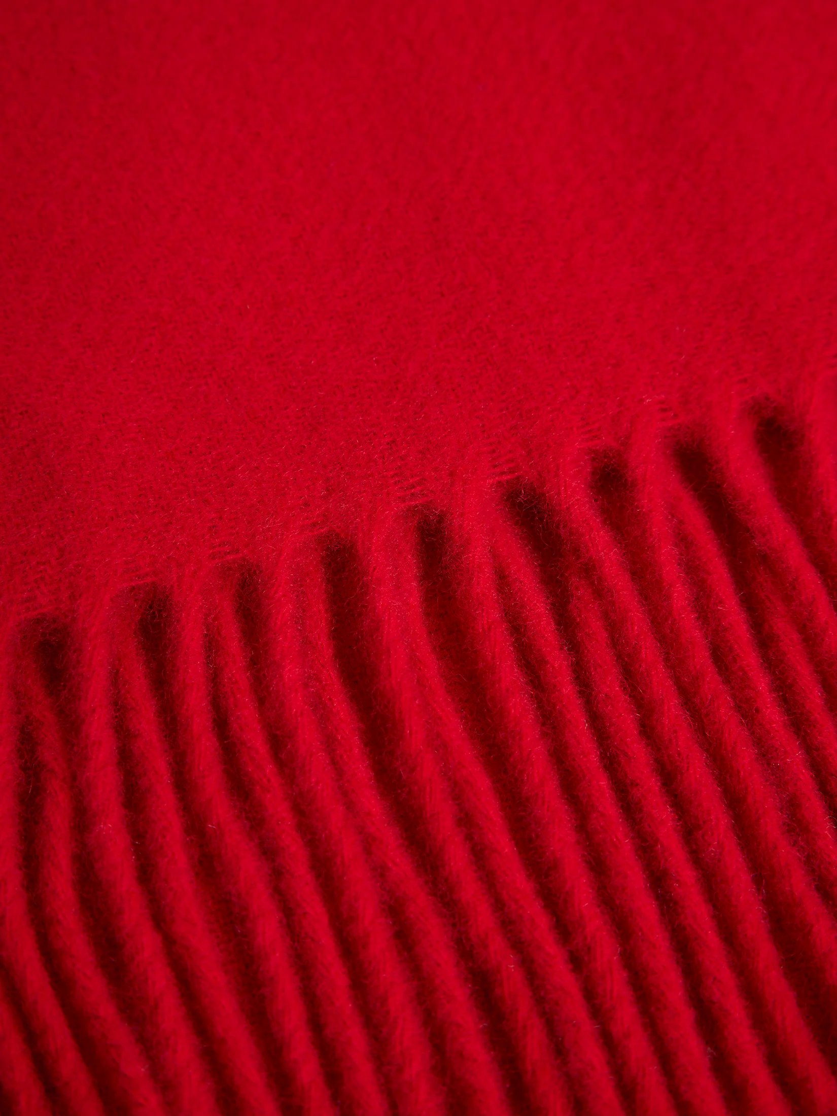 Champ Solid Wool Scarf / Barbados Cherry - Image 4