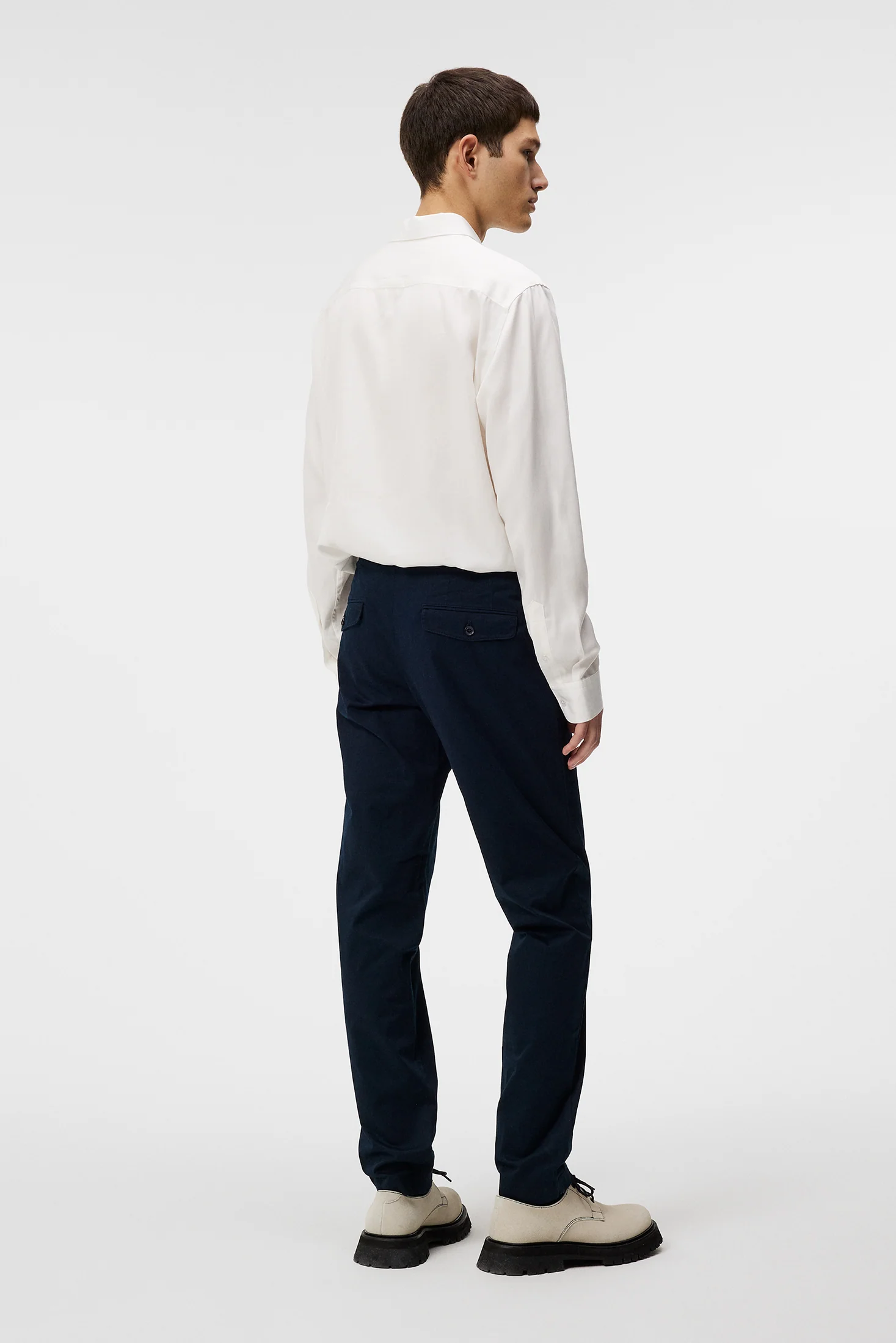 Chaze Cloud Satin Pants / JL Navy - Image 3