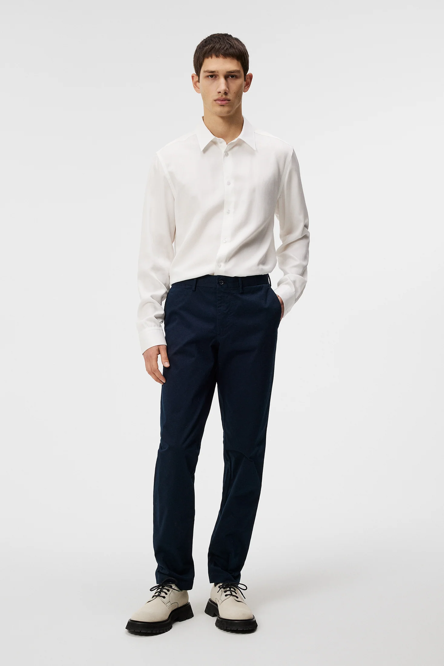 Chaze Cloud Satin Pants / JL Navy - Image 4