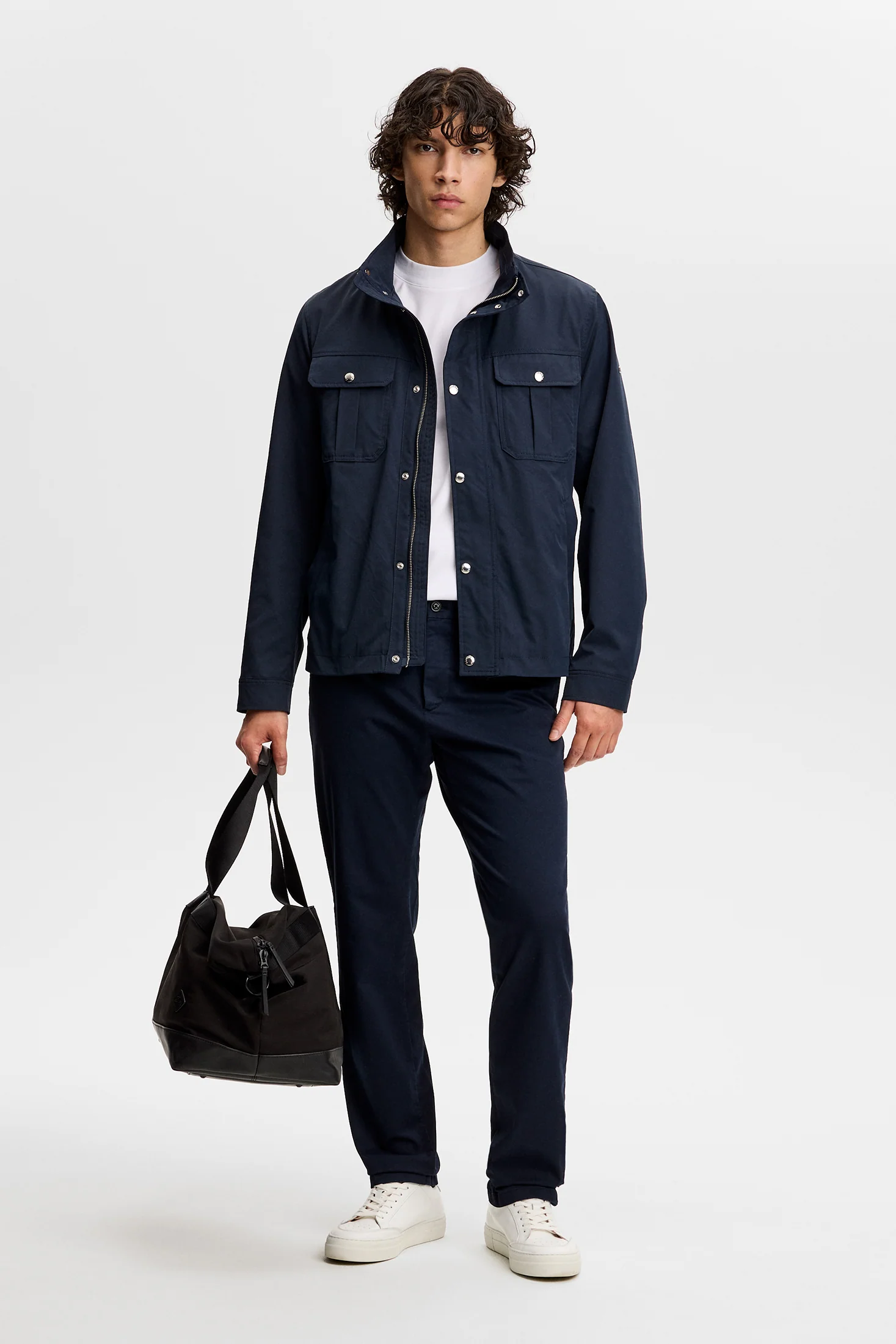 Chaze Cotton Stretch Pants / JL Navy - Image 5