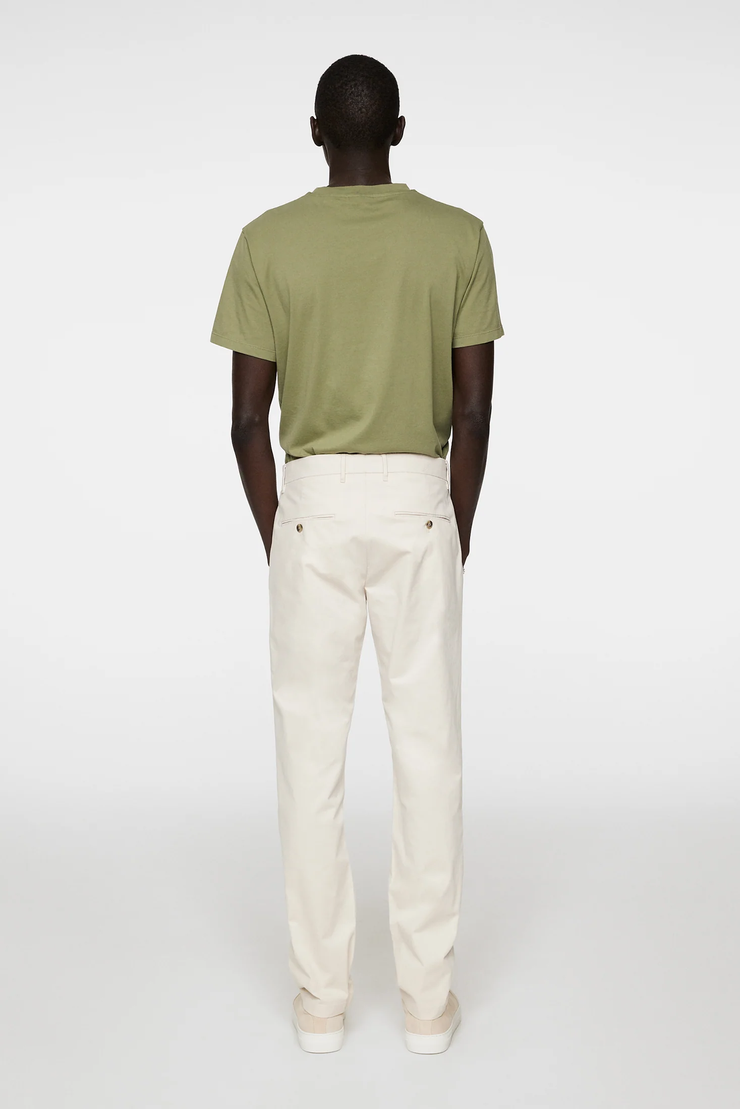 Ched Cloud Satin Pants / Moonbeam - Image 3