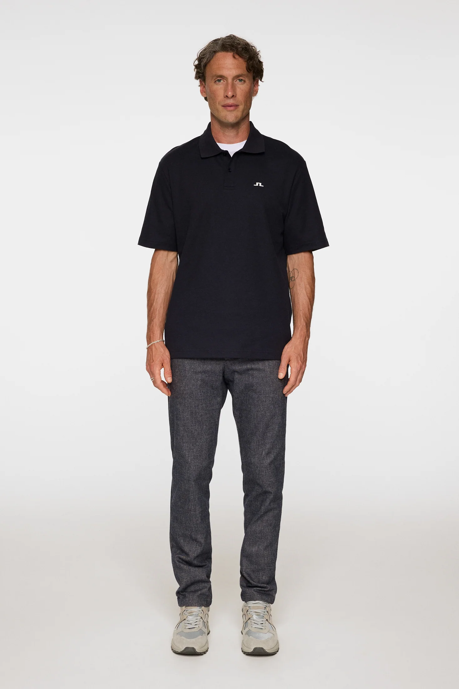 Ched Micro Pattern Pants / Vintage Indigo - Image 4