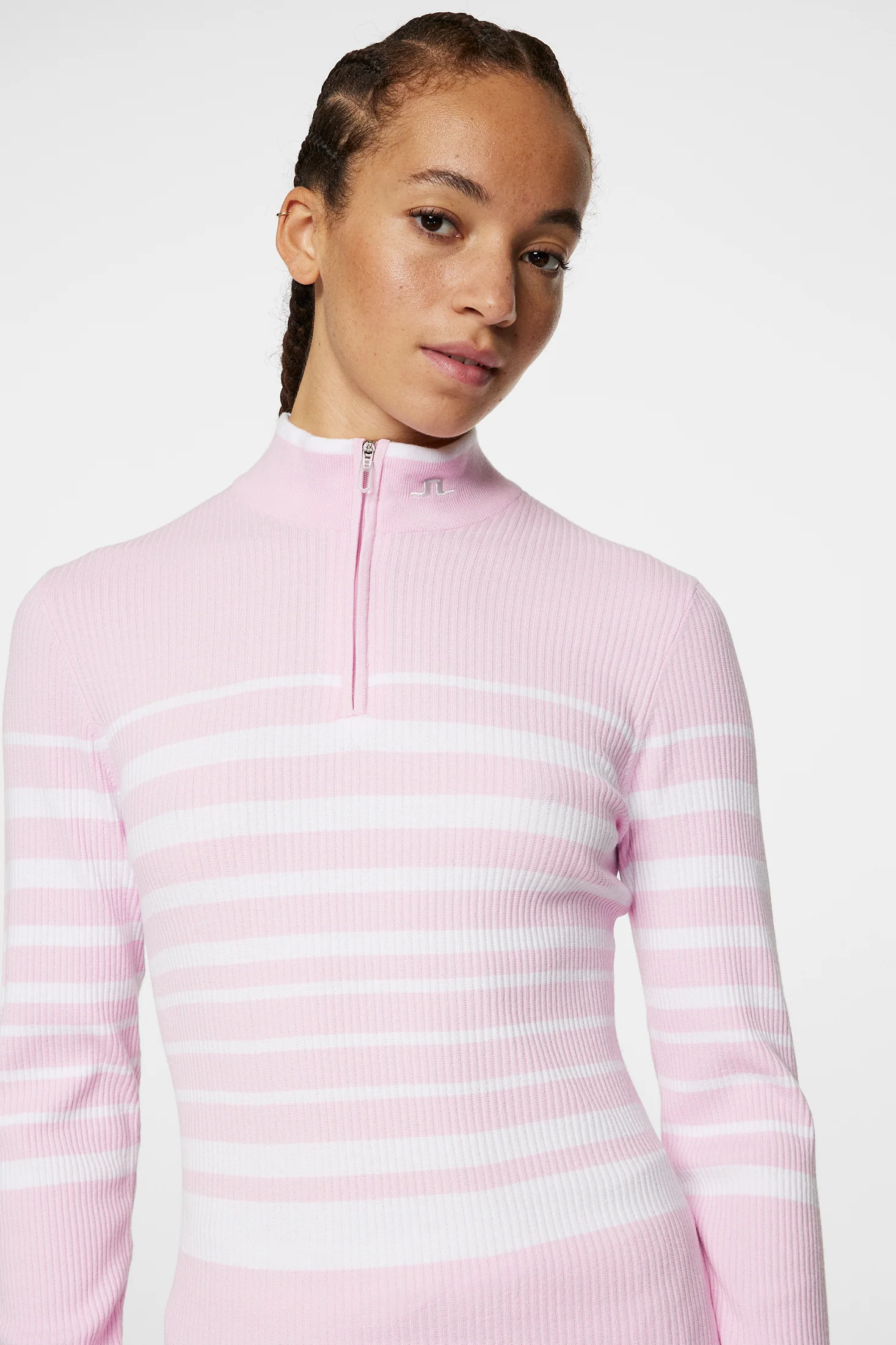 Cheryl Knitted Zip Sweater / Nosegay - Image 5