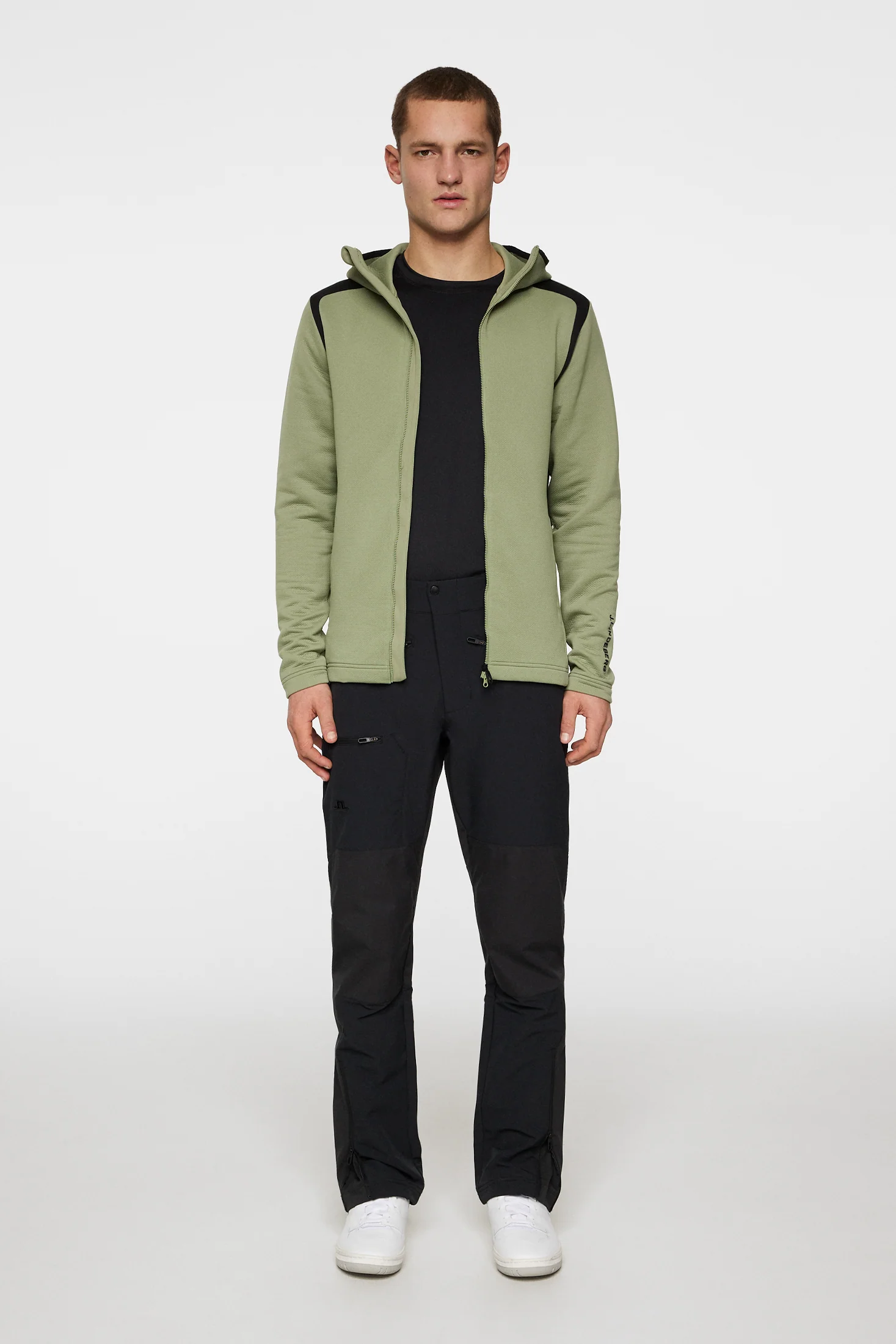 Chet Zip Hood / Oil Green - Image 4
