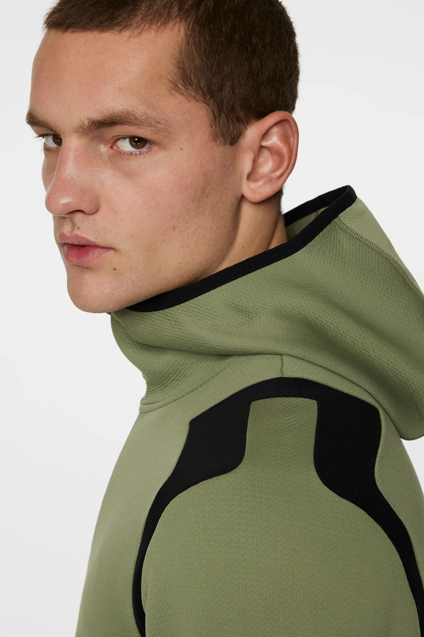 Chet Zip Hood / Oil Green - Image 5