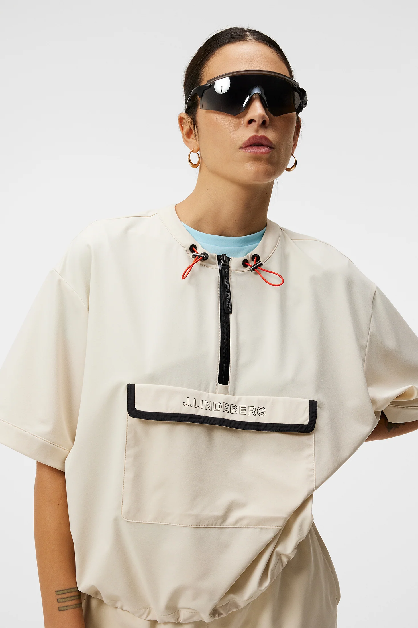 Chrisann Short Sleeve Pullover / Almond Milk - Image 6