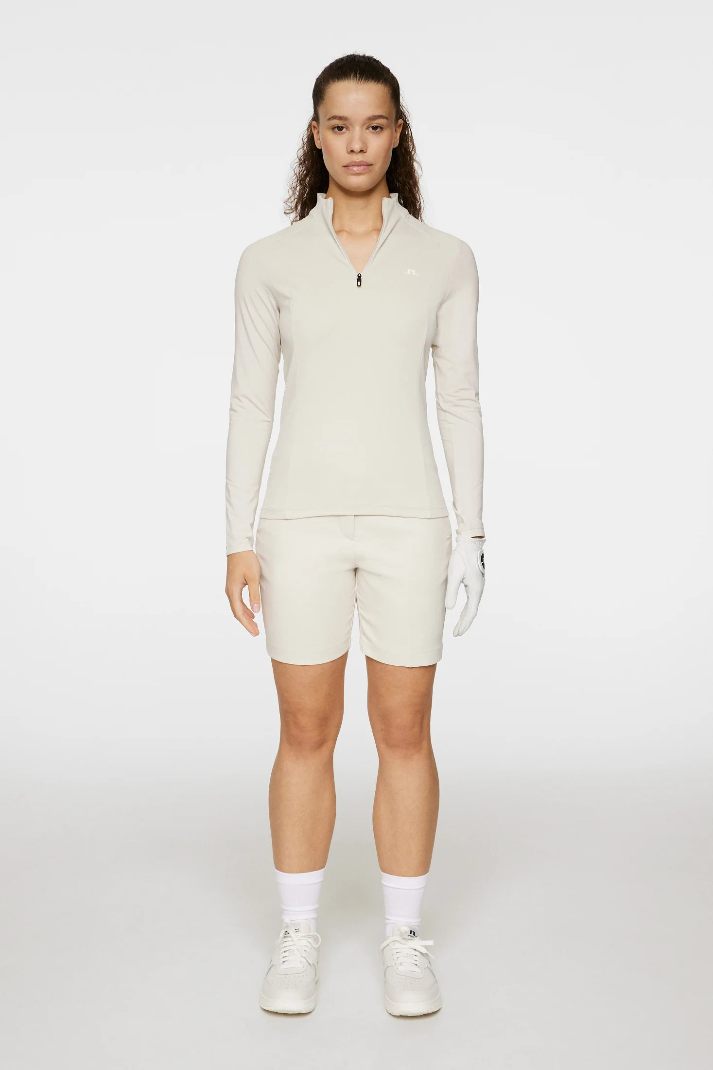 Cindy Quarter Zip Mid Layer / Moonbeam - Image 4