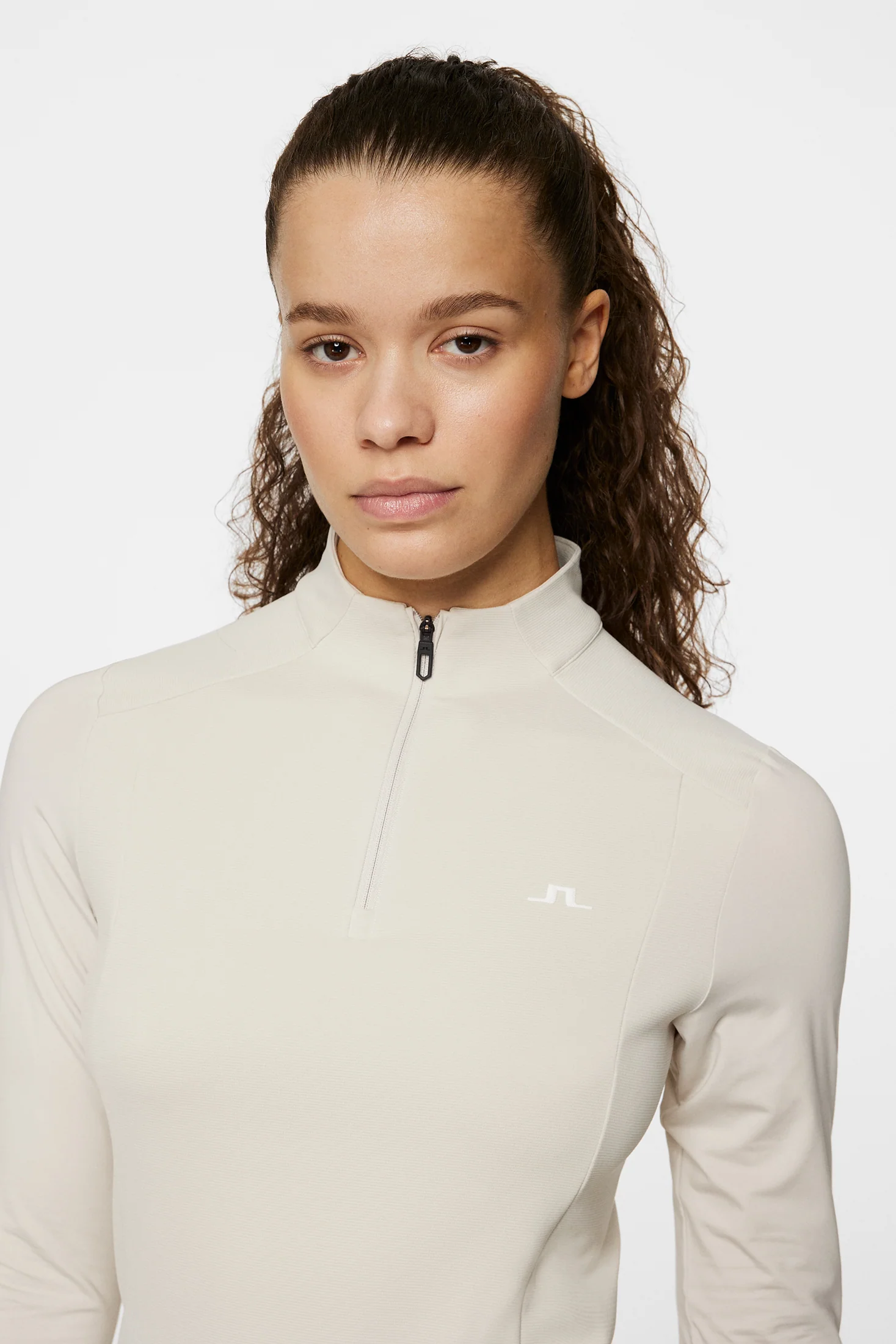 Cindy Quarter Zip Mid Layer / Moonbeam - Image 5