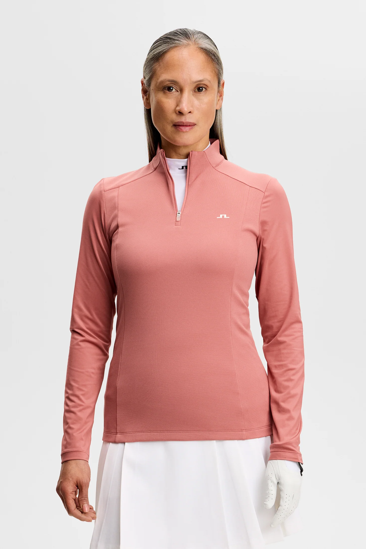 Cindy Quarter Zip Mid Layer / Withered Rose - Image 2