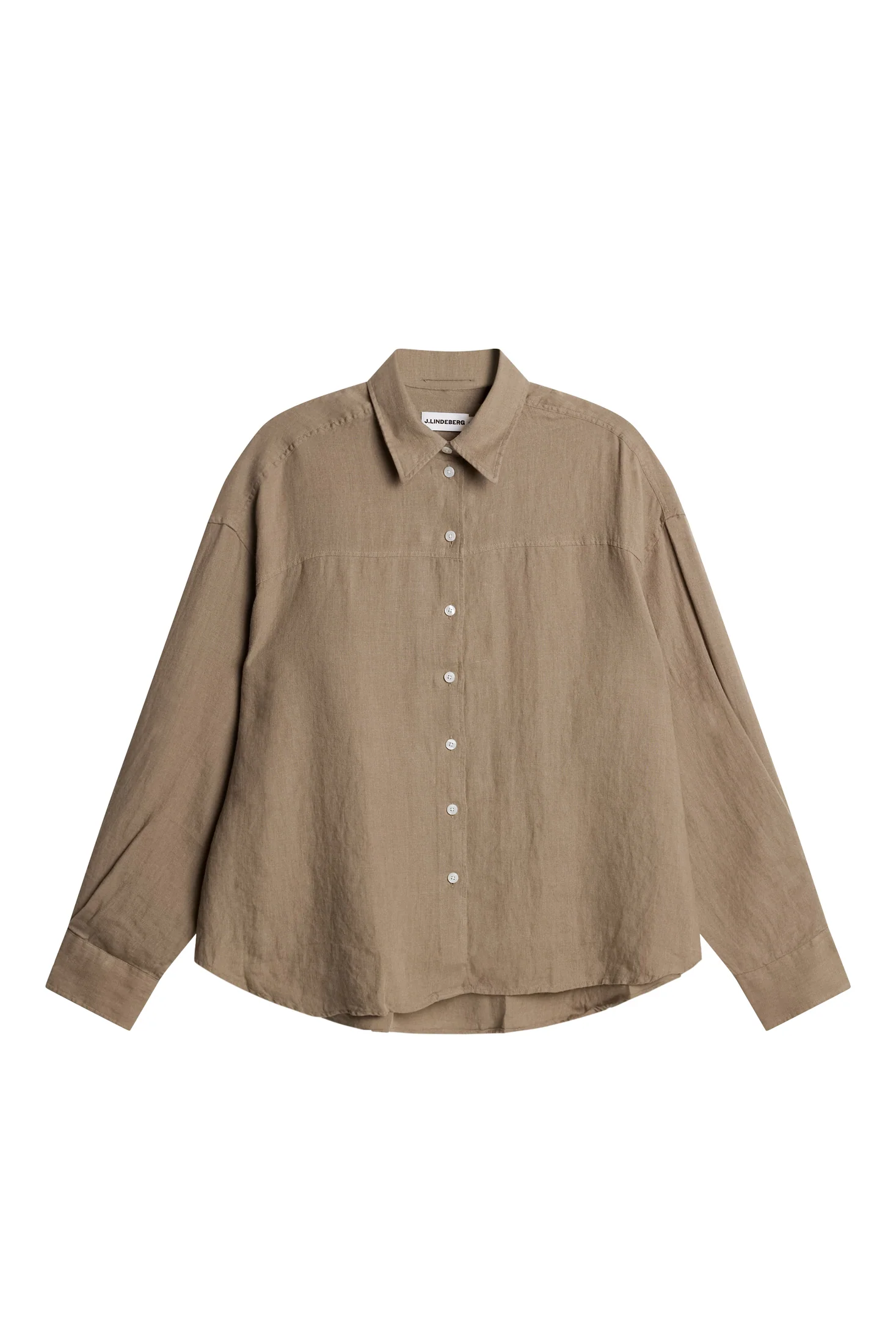Clairo Clean Linen Shirt / Brindle