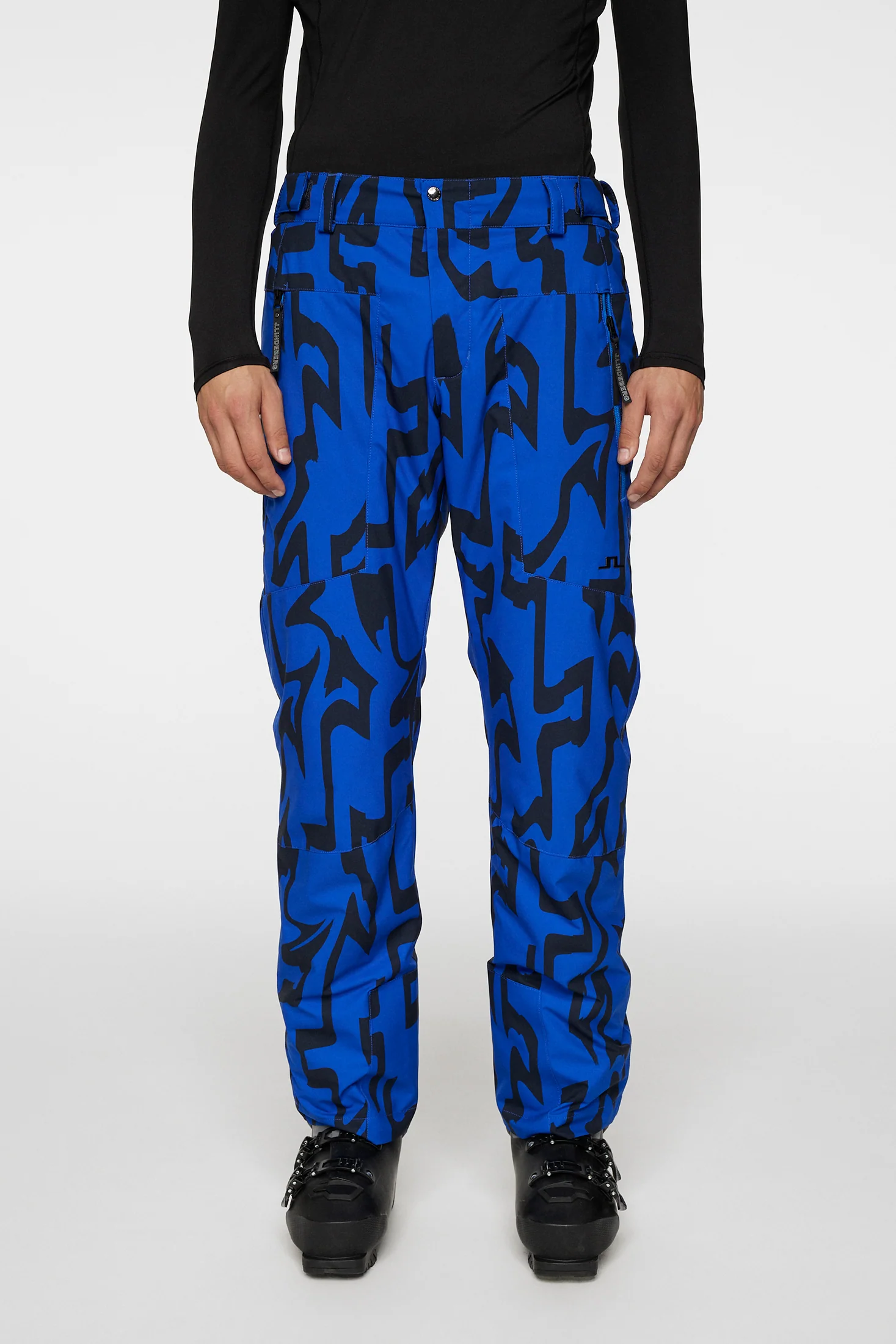 Clarke Pant Printed / Glitch Bridge Blue - Image 2