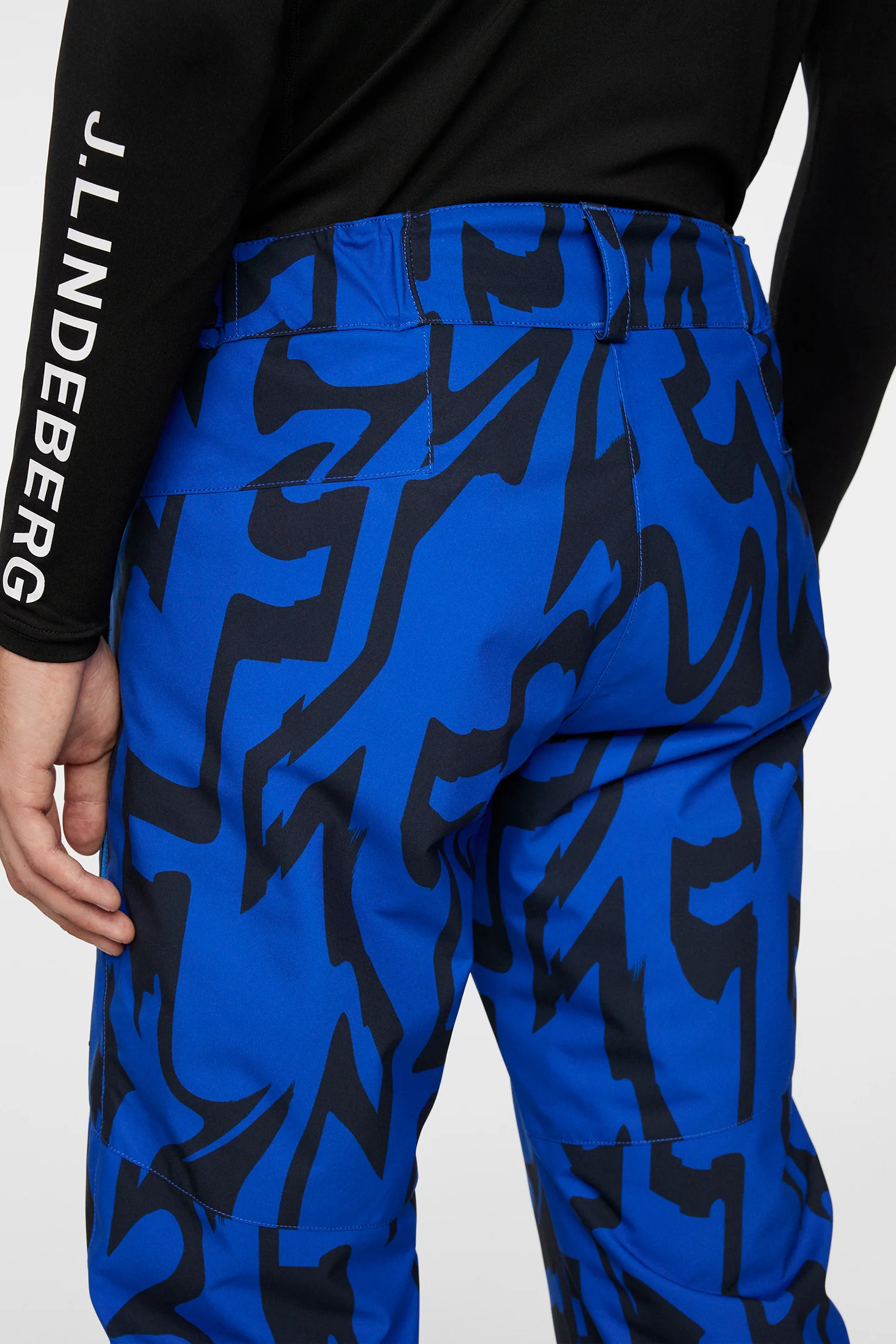 Clarke Pant Printed / Glitch Bridge Blue - Image 6