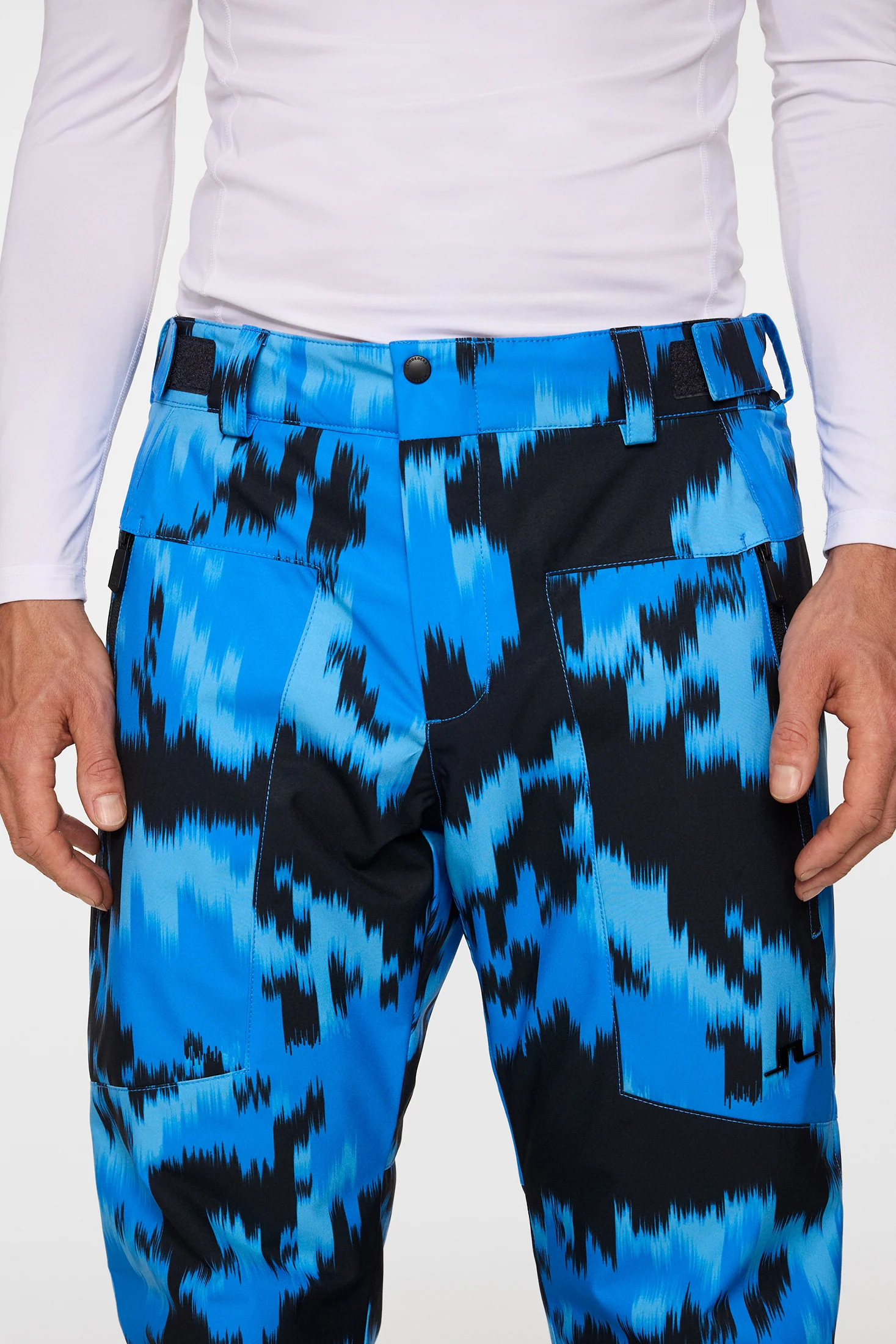 Clarke Pant Printed / Warp Sonic Blue L - Image 4