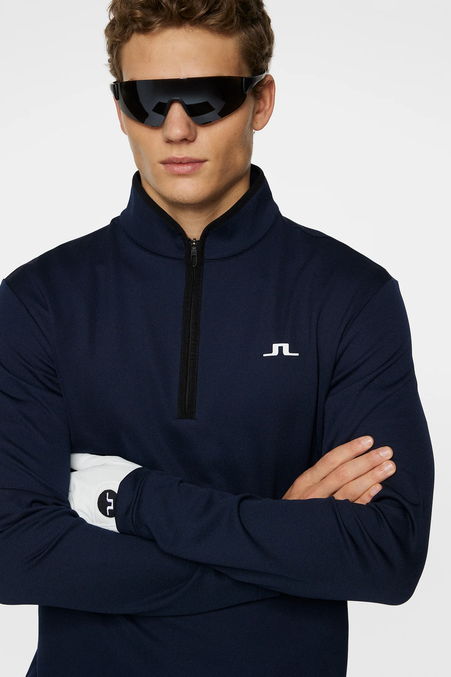 Clide Quarter Zip Mid Layer / JL Navy - Image 5