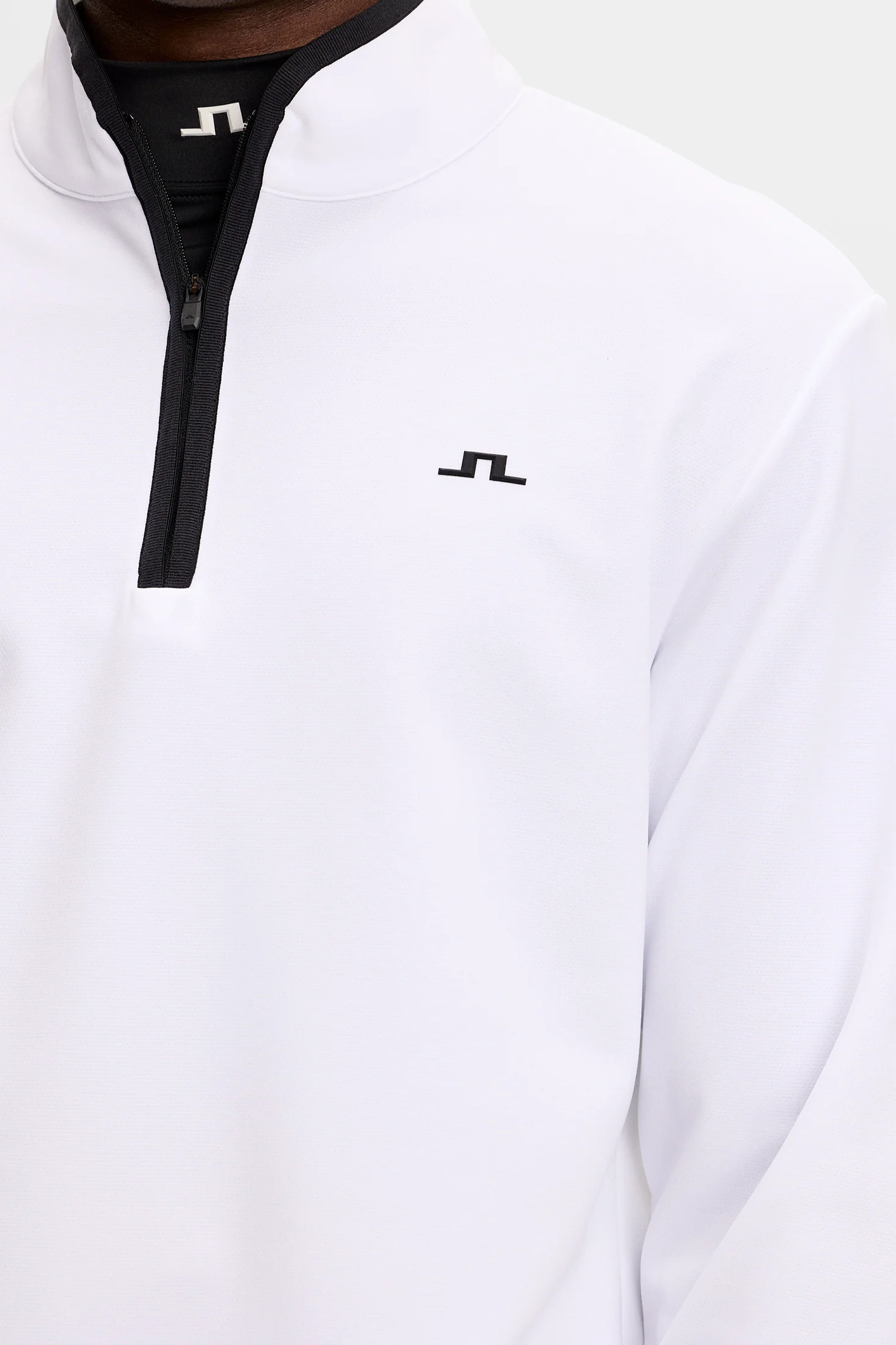 Clide Quarter Zip Mid Layer / White - Image 6