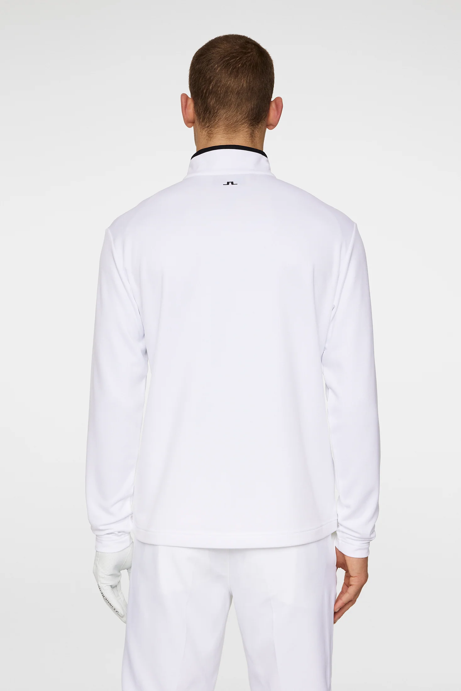 Clide Quarter Zip Mid Layer / White - Image 3