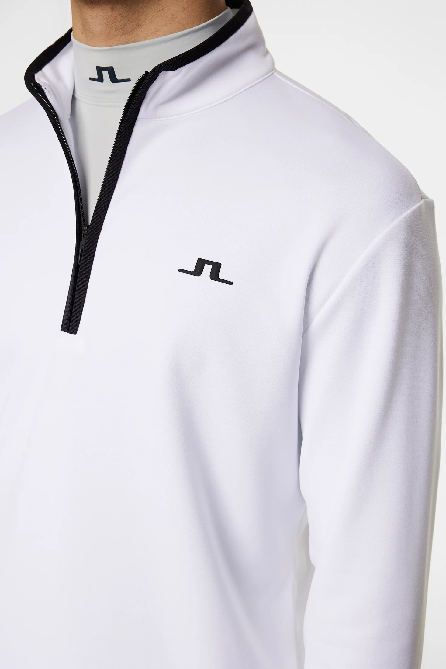 Clide Quarter Zip Mid Layer / White - Image 6