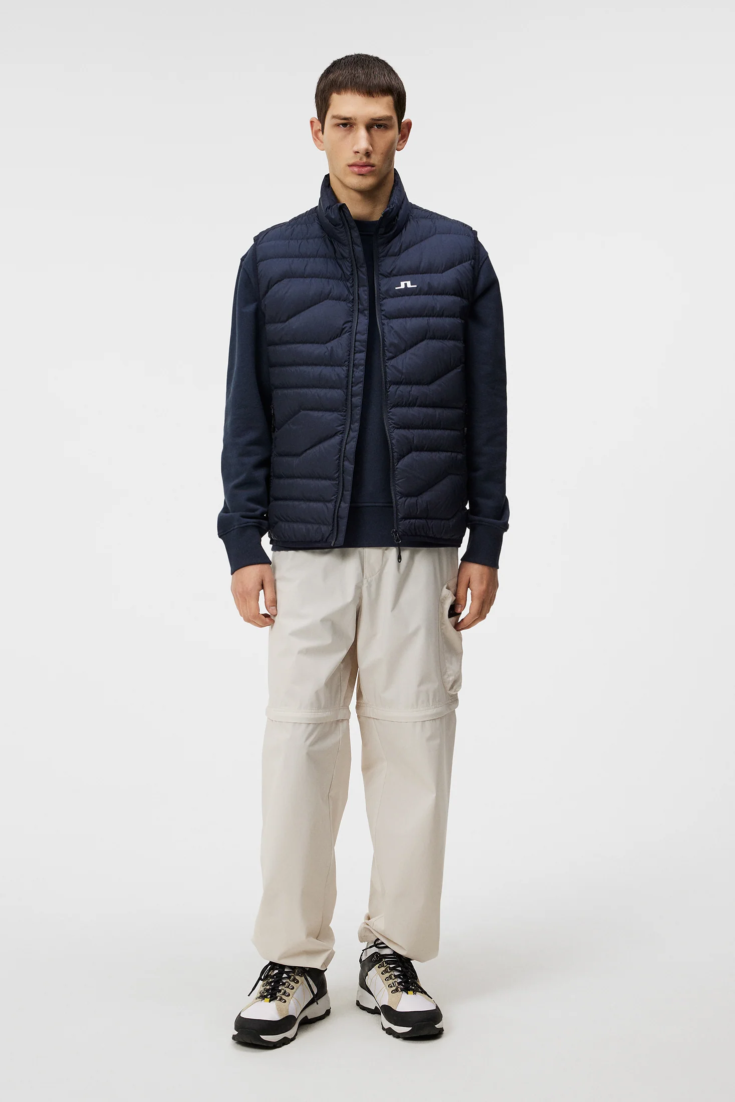 Cliff Light Down Vest / JL Navy - Image 4