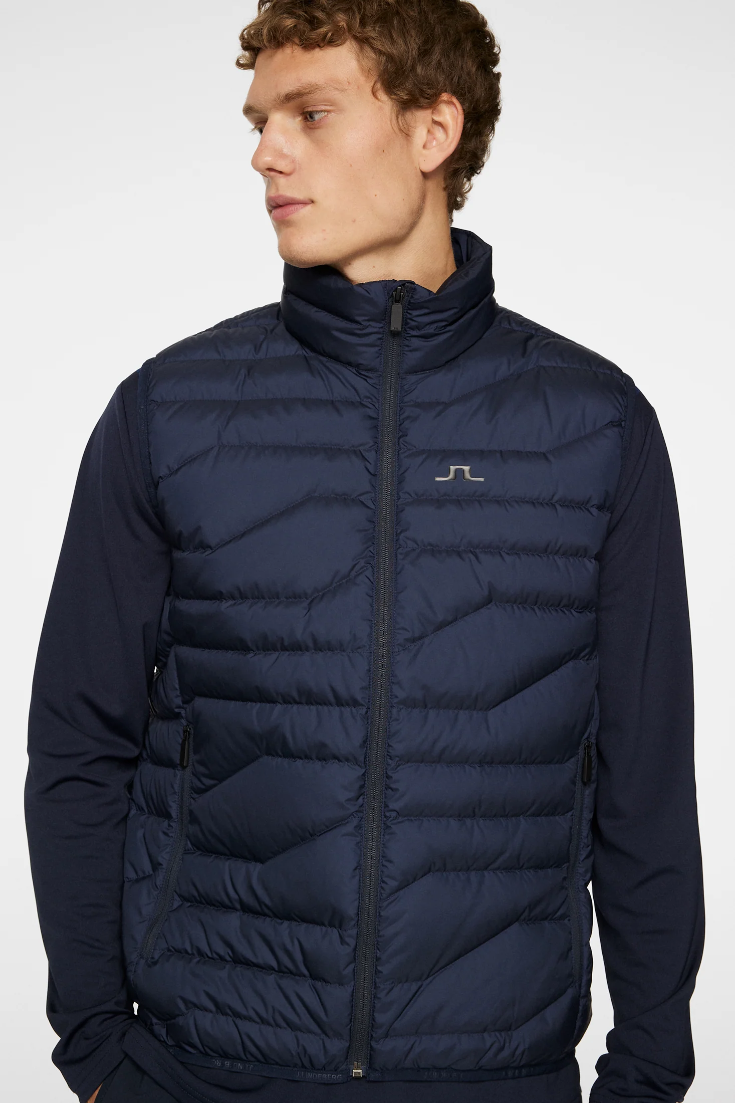 Cliff Light Down Vest / JL Navy - Image 5