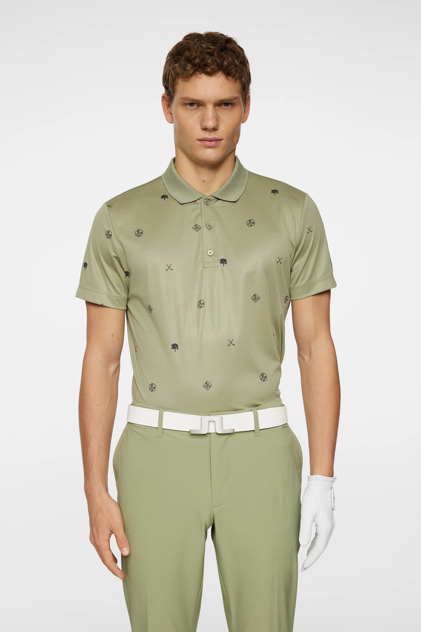 Club House Motif Polo / Golf Micro Olive S - Image 2