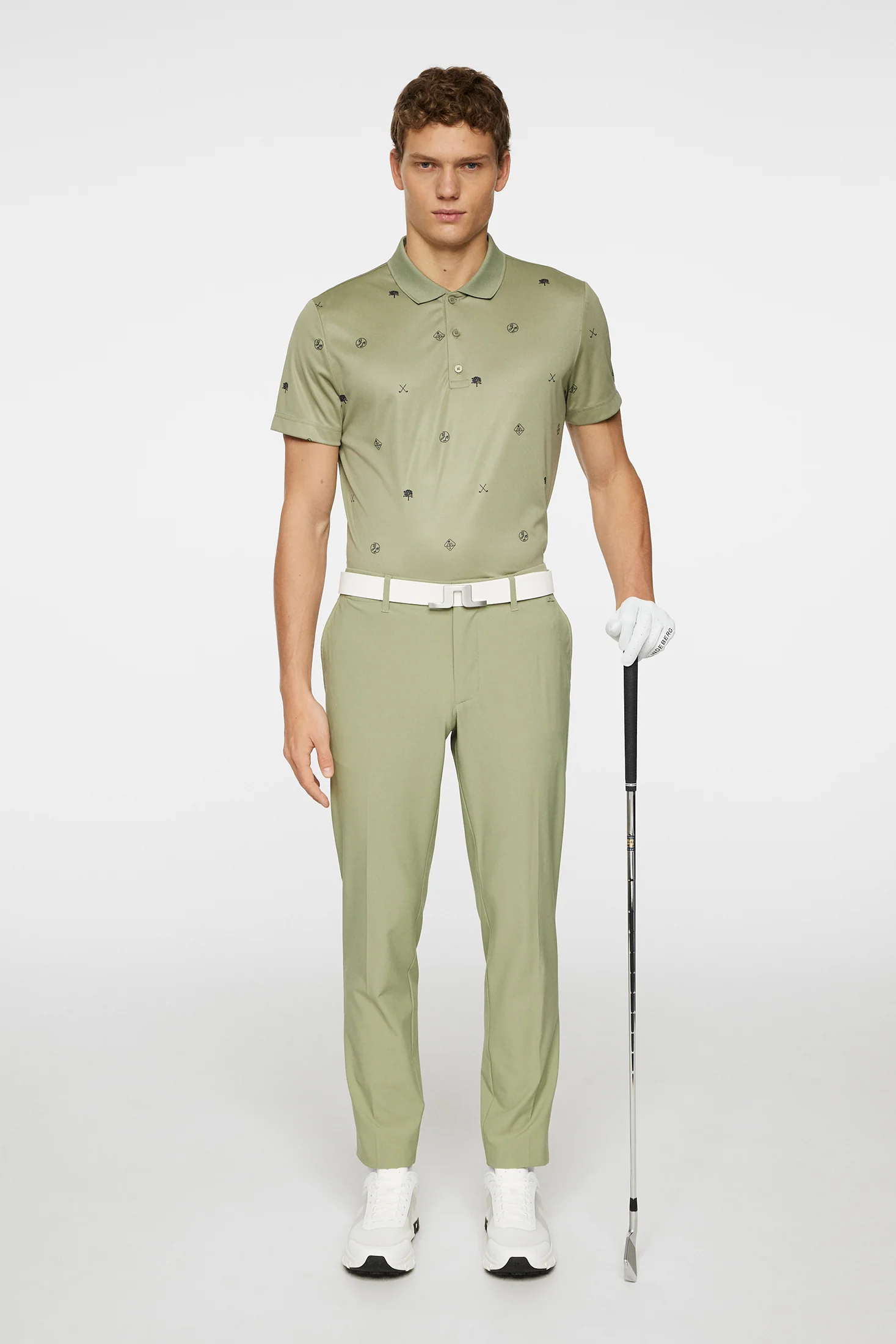 Club House Motif Polo / Golf Micro Olive S - Image 4