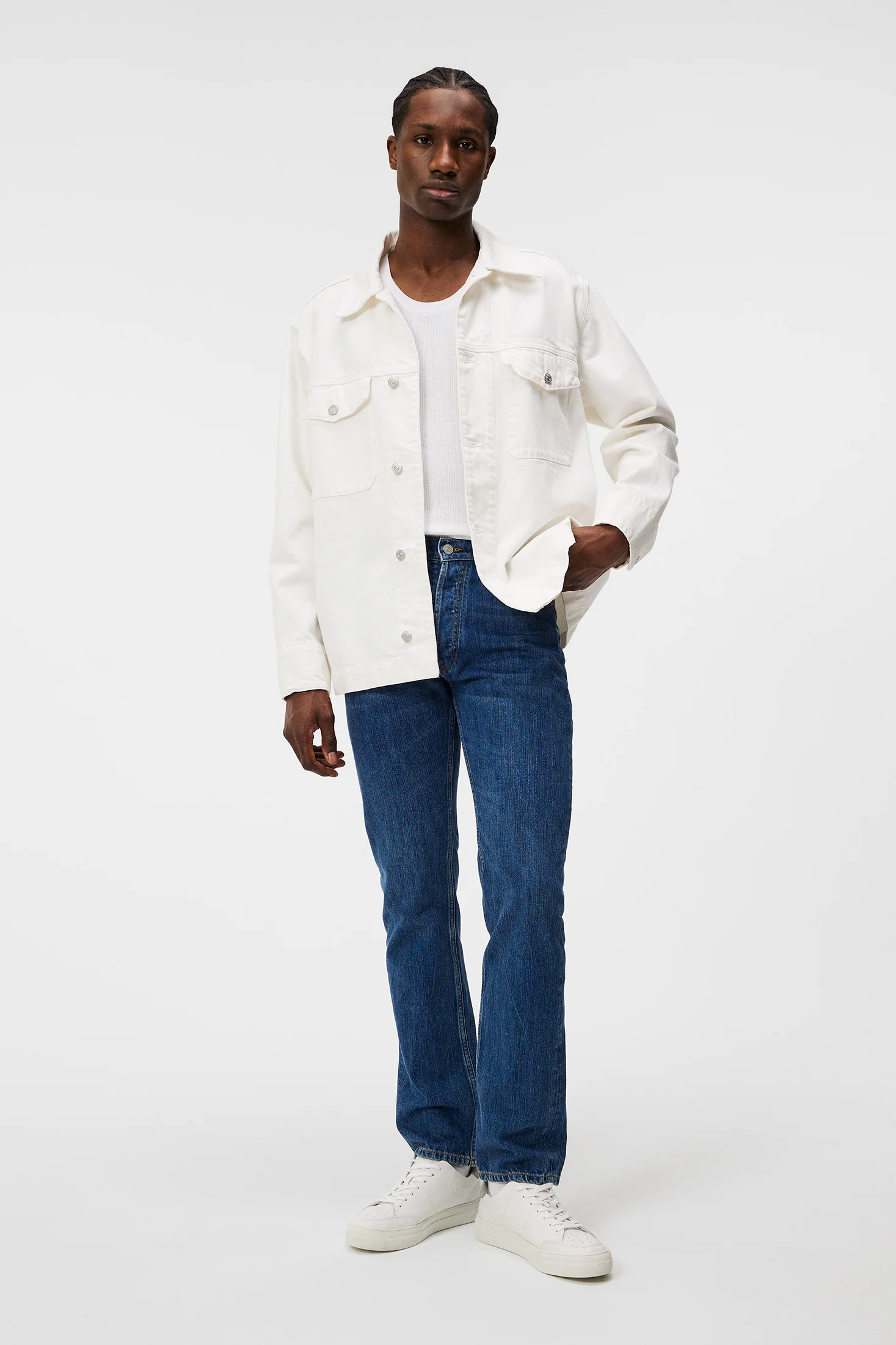 Cody Slub Regular Jeans / Mid Blue - Image 4