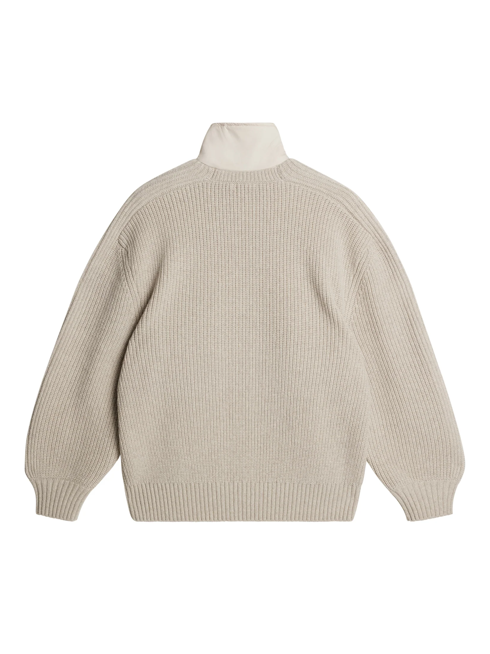 Cole Hybrid Knit Quarter Zip / Moonbeam - Image 2