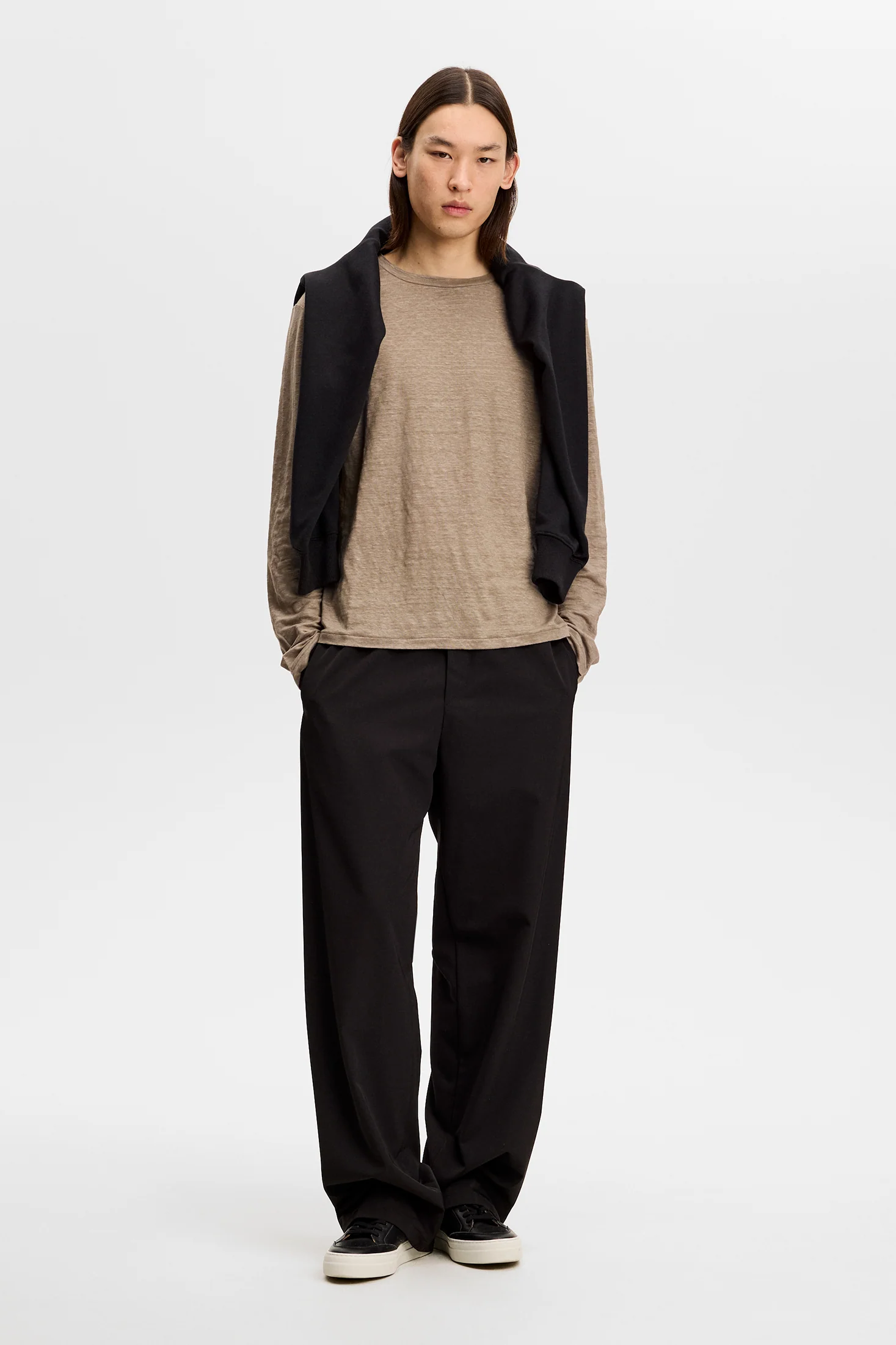 Coma Linen LS / Brindle - Image 4