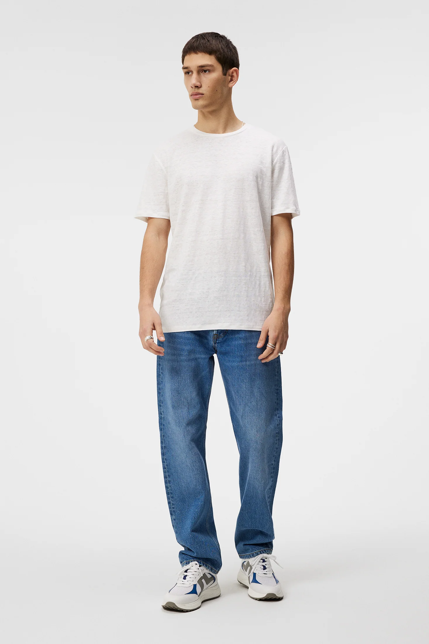 Coma Linen Tee / Cloud White - Image 4