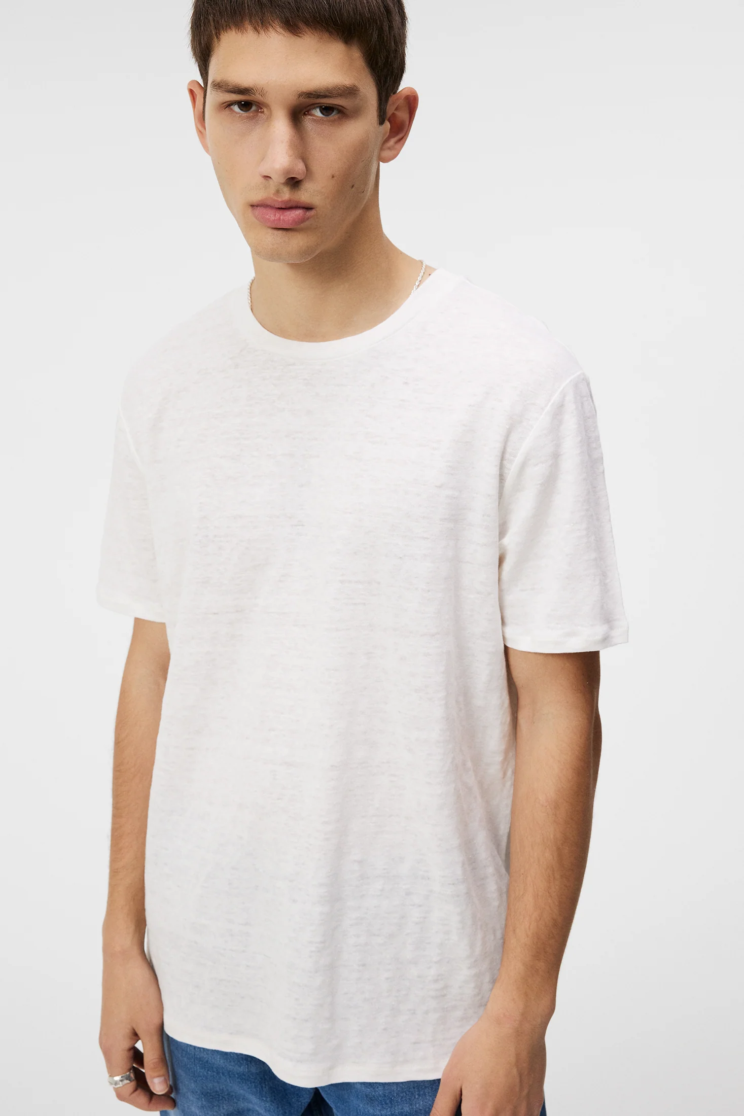 Coma Linen Tee / Cloud White - Image 5