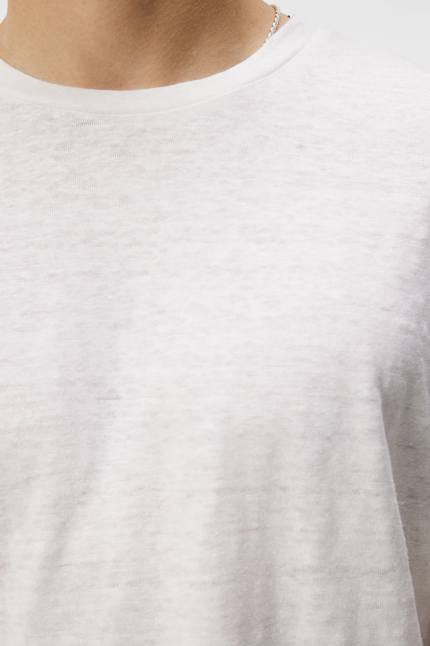 Coma Linen Tee / Cloud White - Image 6