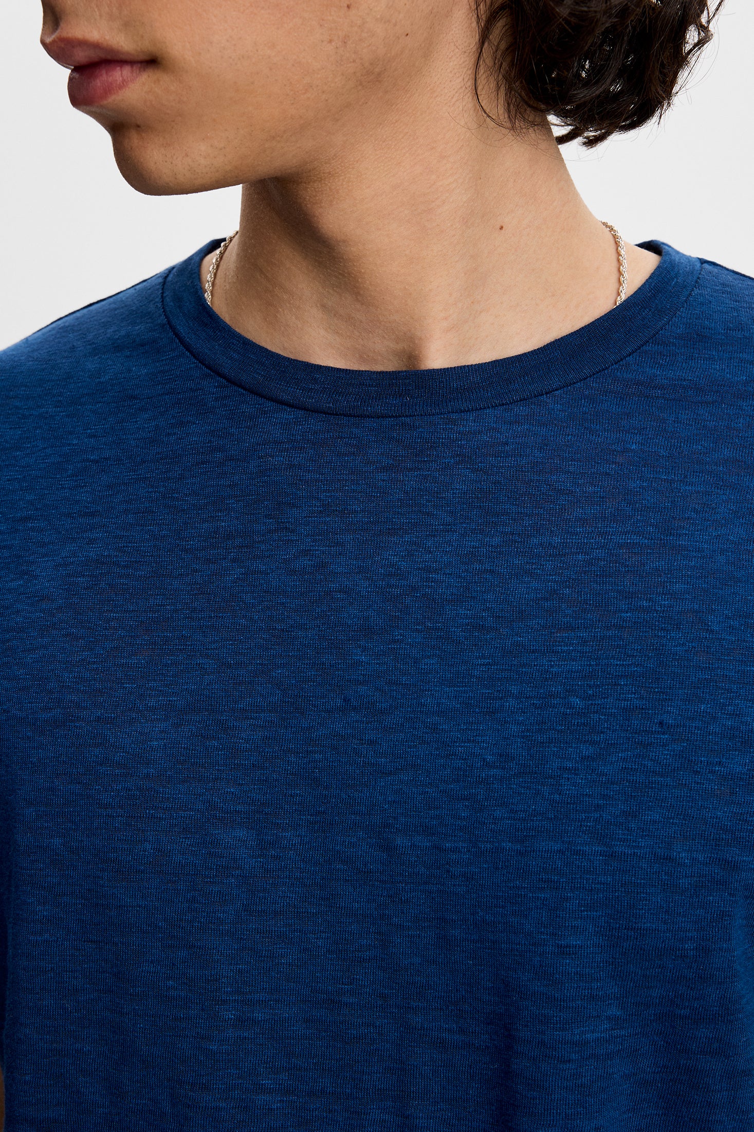 Coma Linen Tee / Estate Blue - Image 5