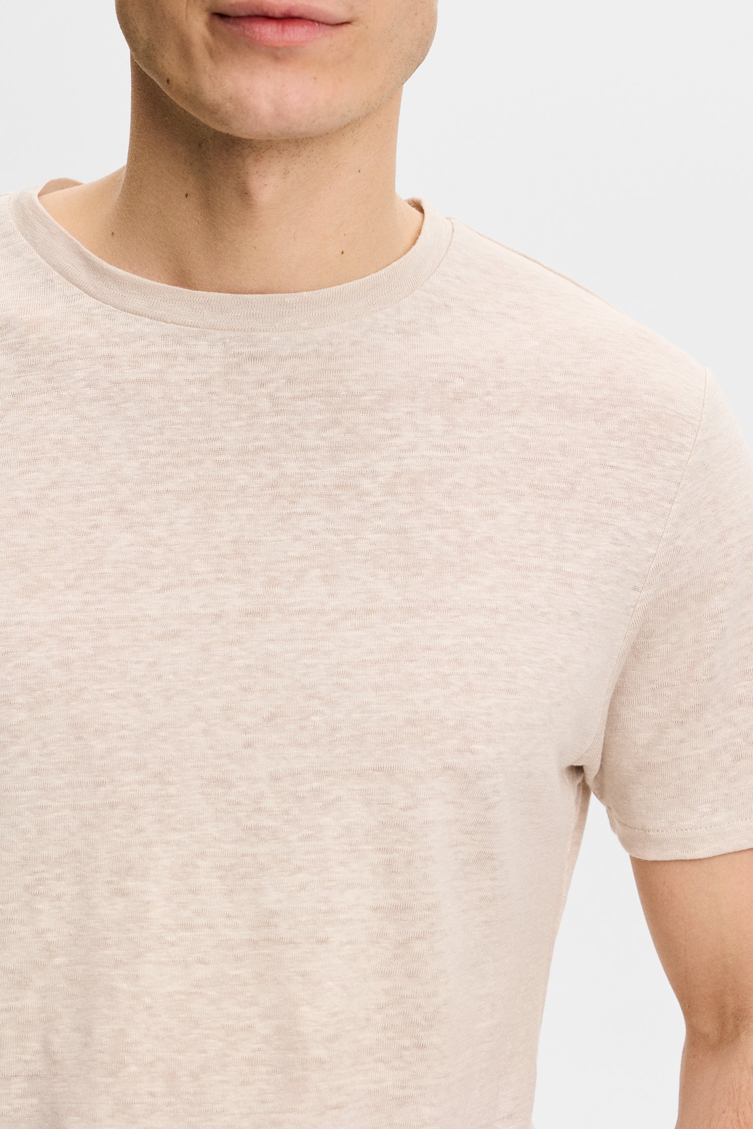 Coma Linen Tee / Moonbeam - Image 5