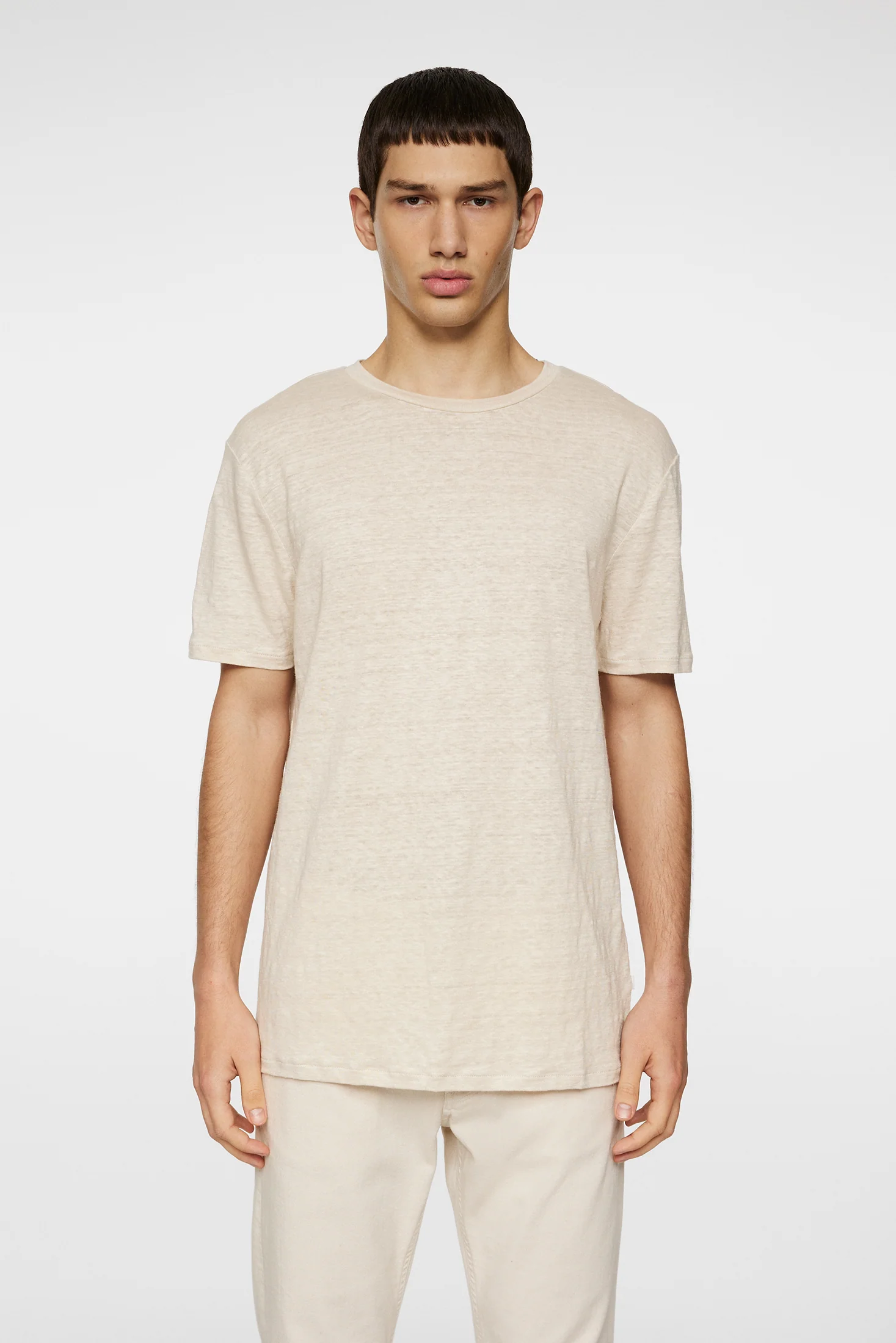 Coma Linen Tee / Moonbeam - Image 2