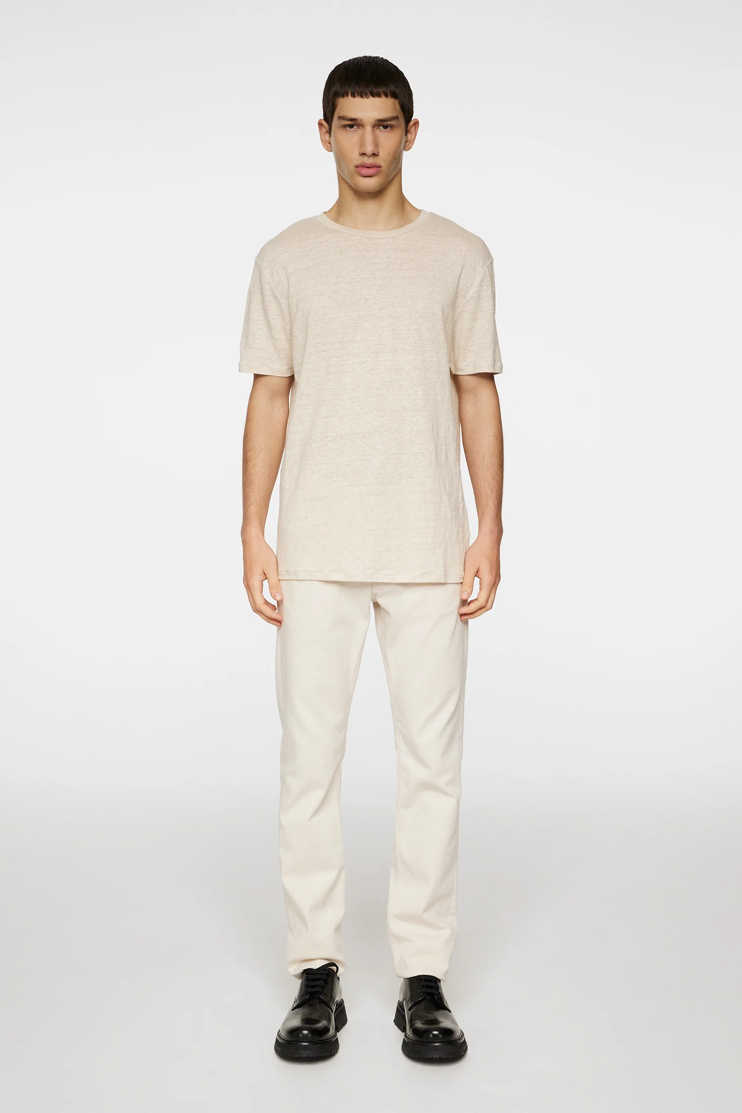 Coma Linen Tee / Moonbeam - Image 4