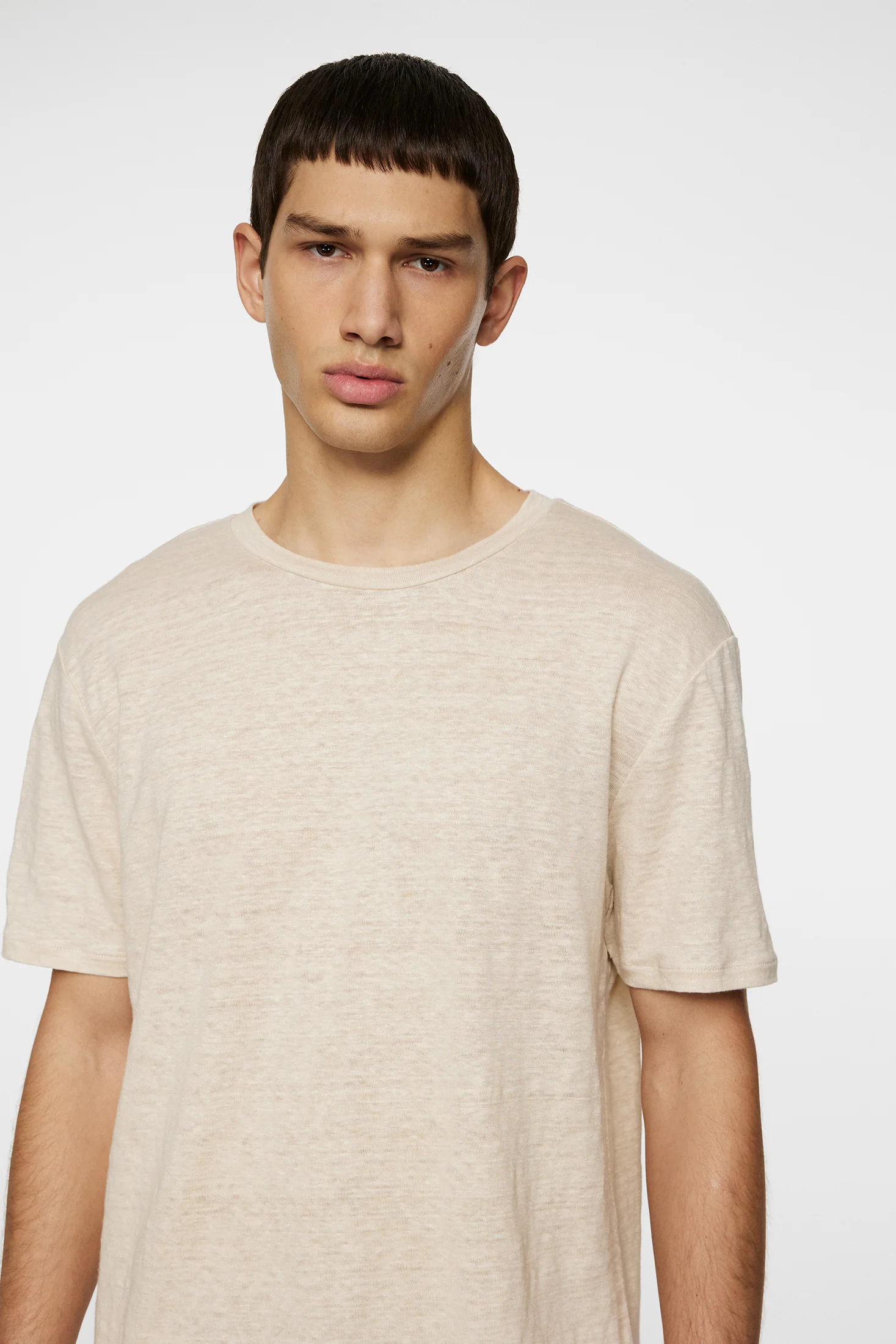 Coma Linen Tee / Moonbeam - Image 5