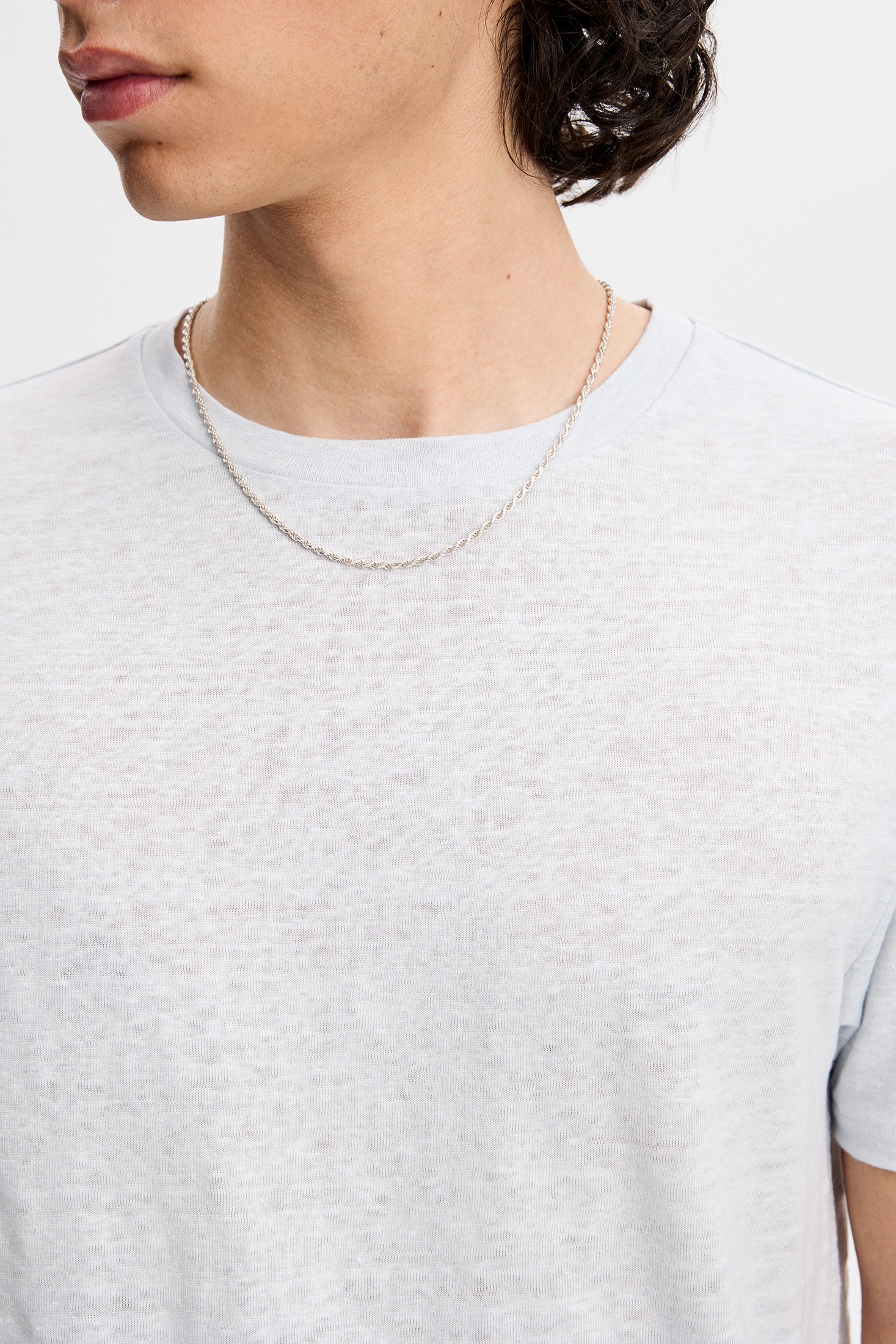 Coma Linen Tee / Skywriting - Image 5
