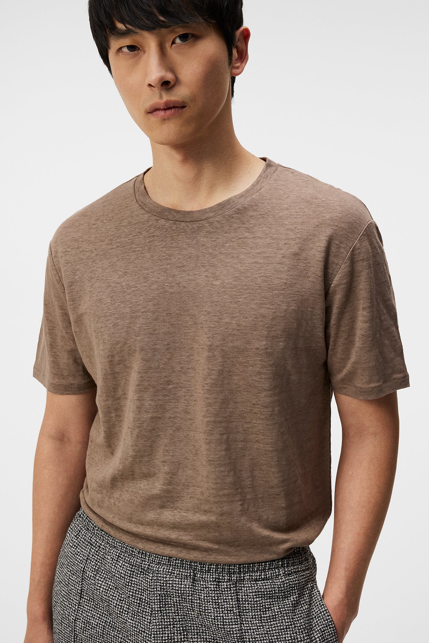 Coma Linen Tee / Walnut - Image 5