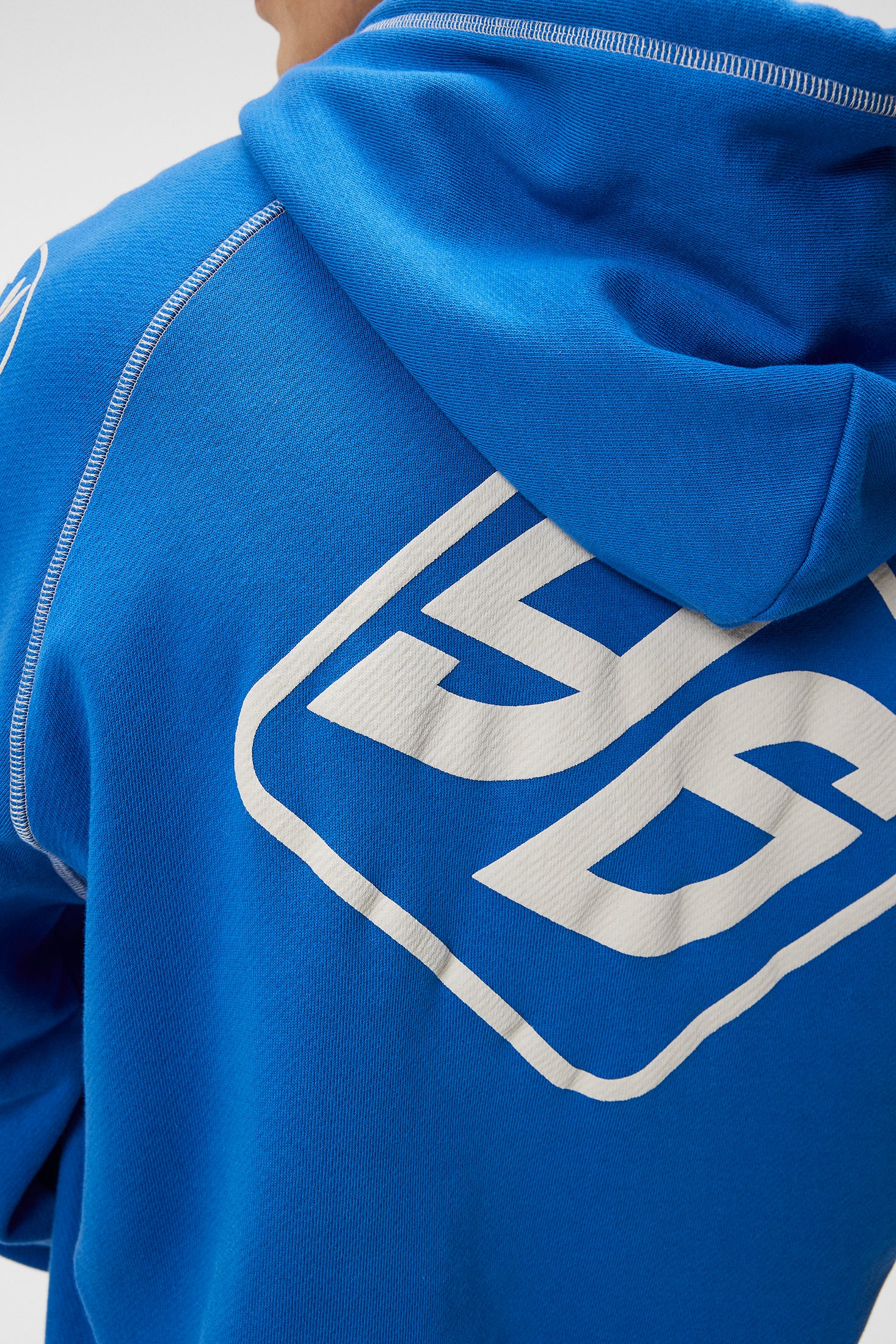 Concord Contrast Seam Hoodie / Nautical Blue - Image 7