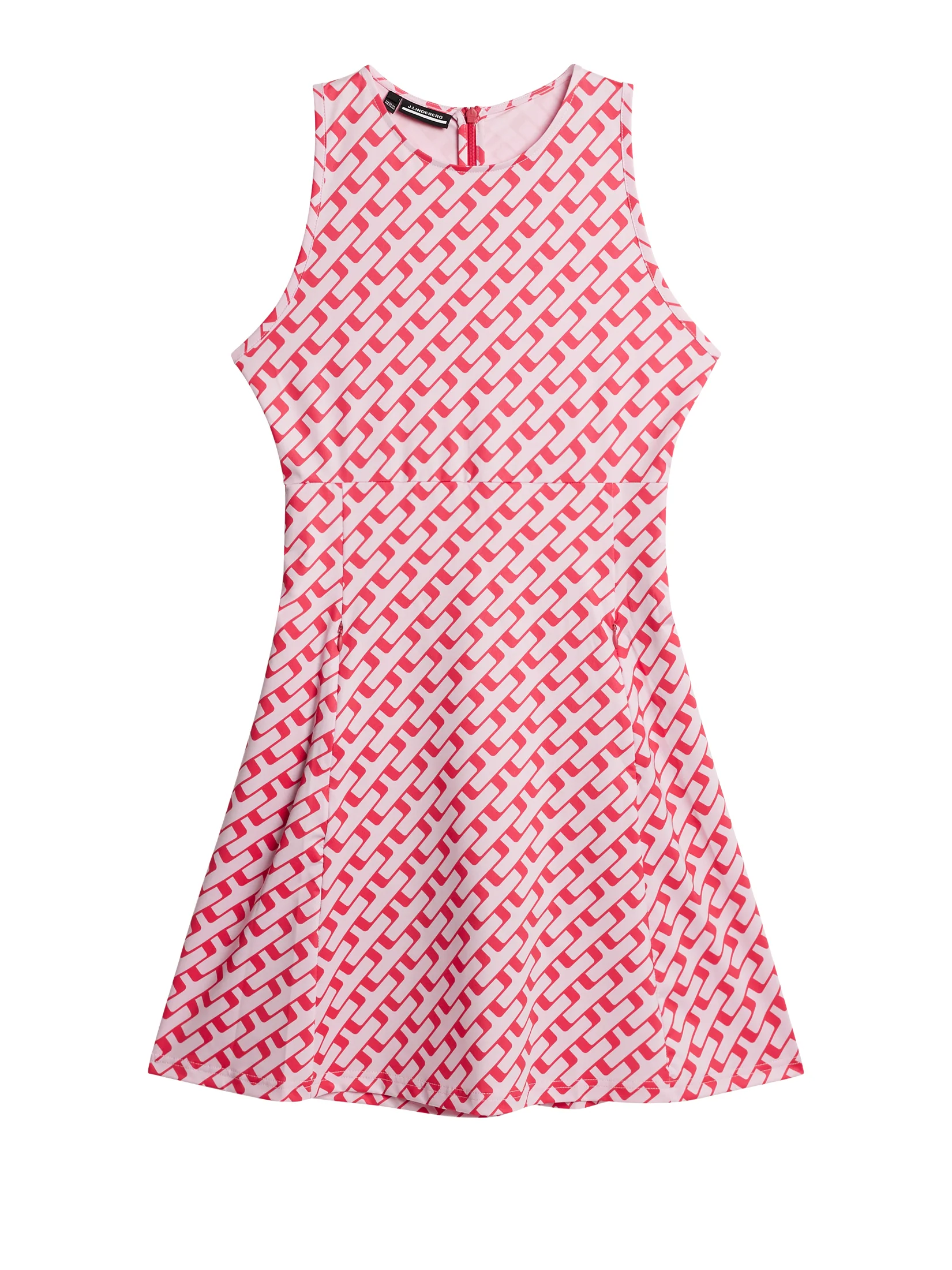 Cora Print Dress / Tour Geo Pink M