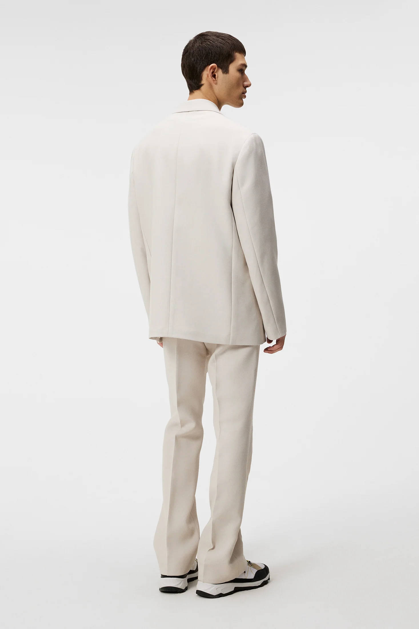 David U Double Weave Blazer / Moonbeam - Image 3