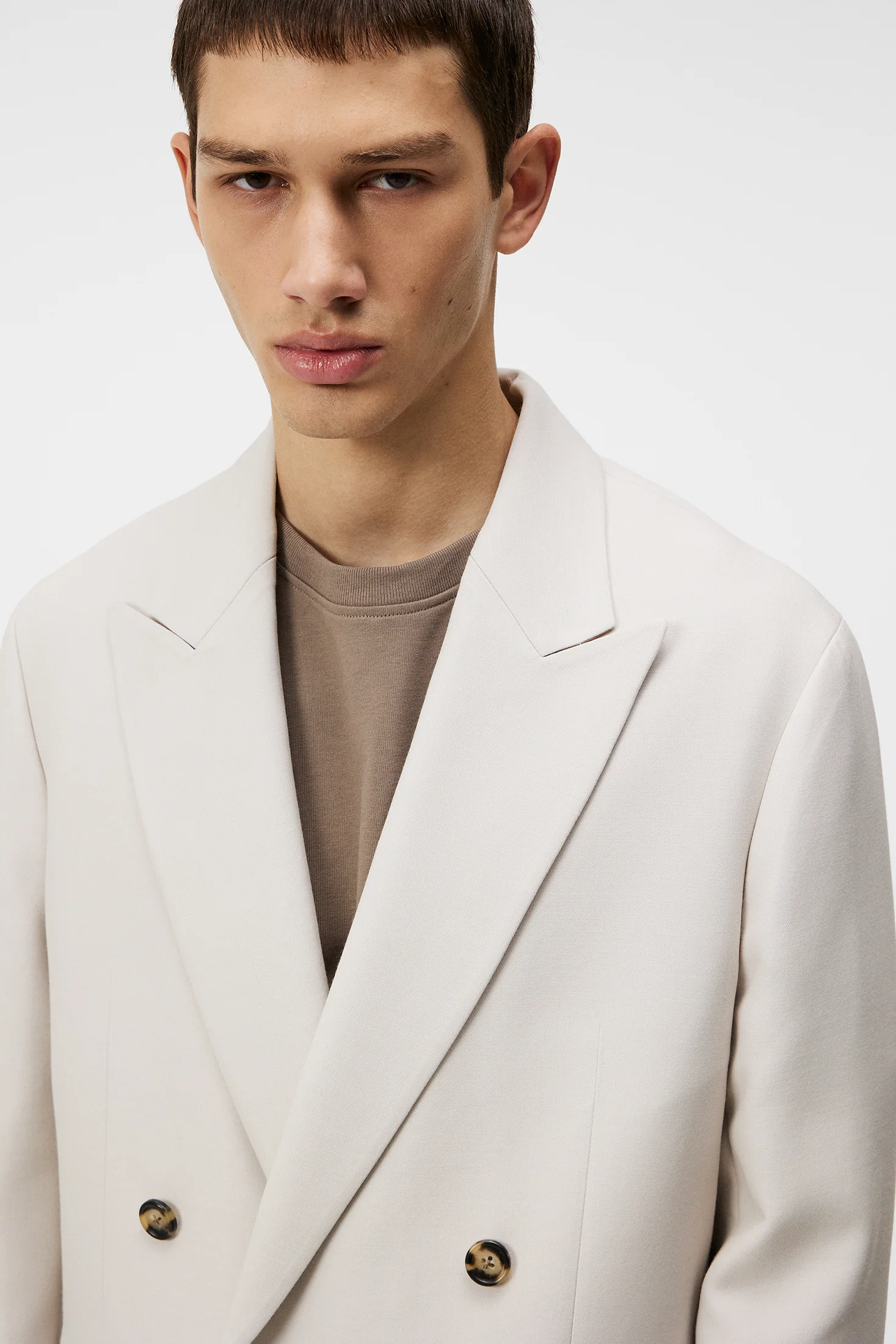 David U Double Weave Blazer / Moonbeam - Image 6