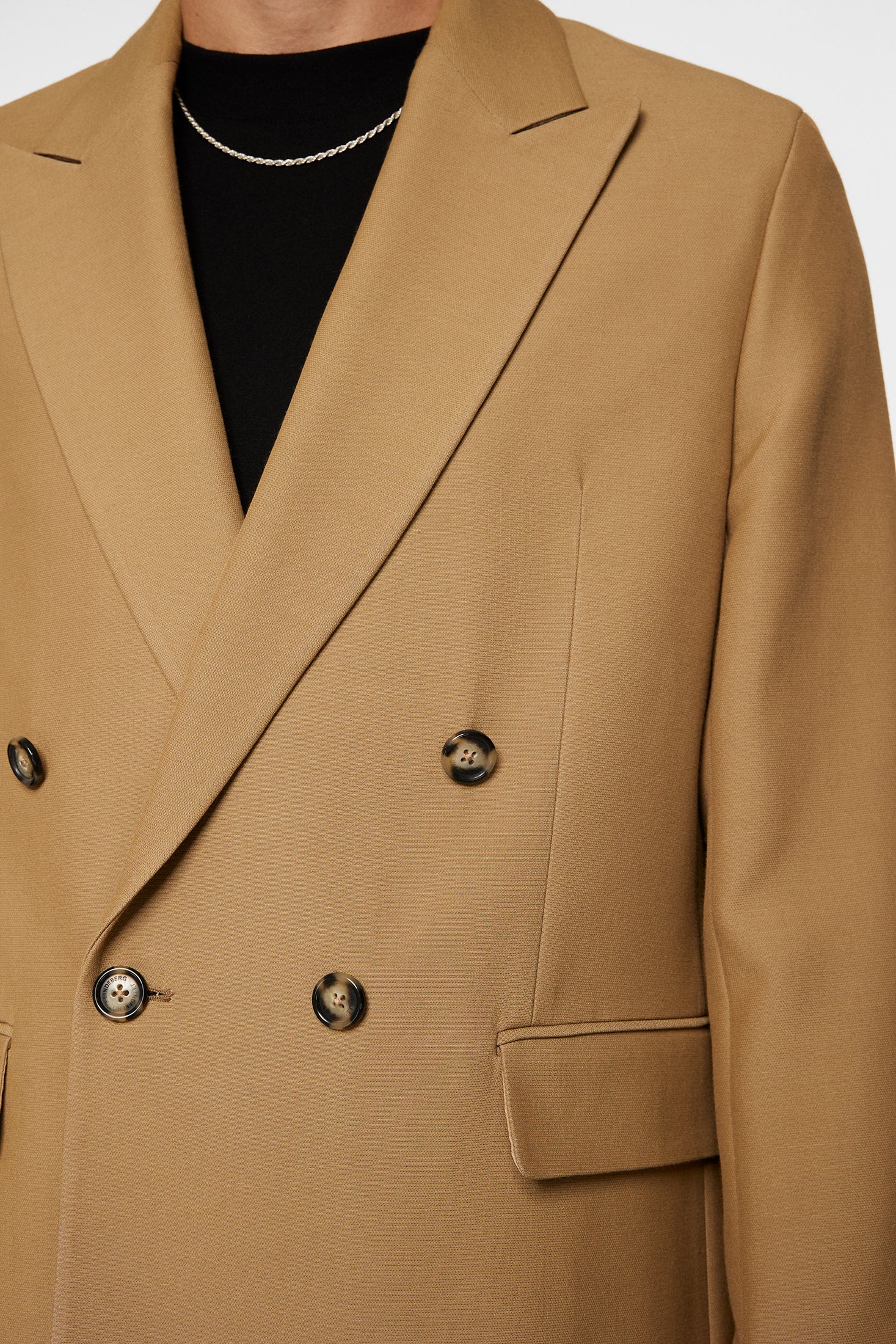 David U Double Weave Blazer / Tiger Brown - Image 6