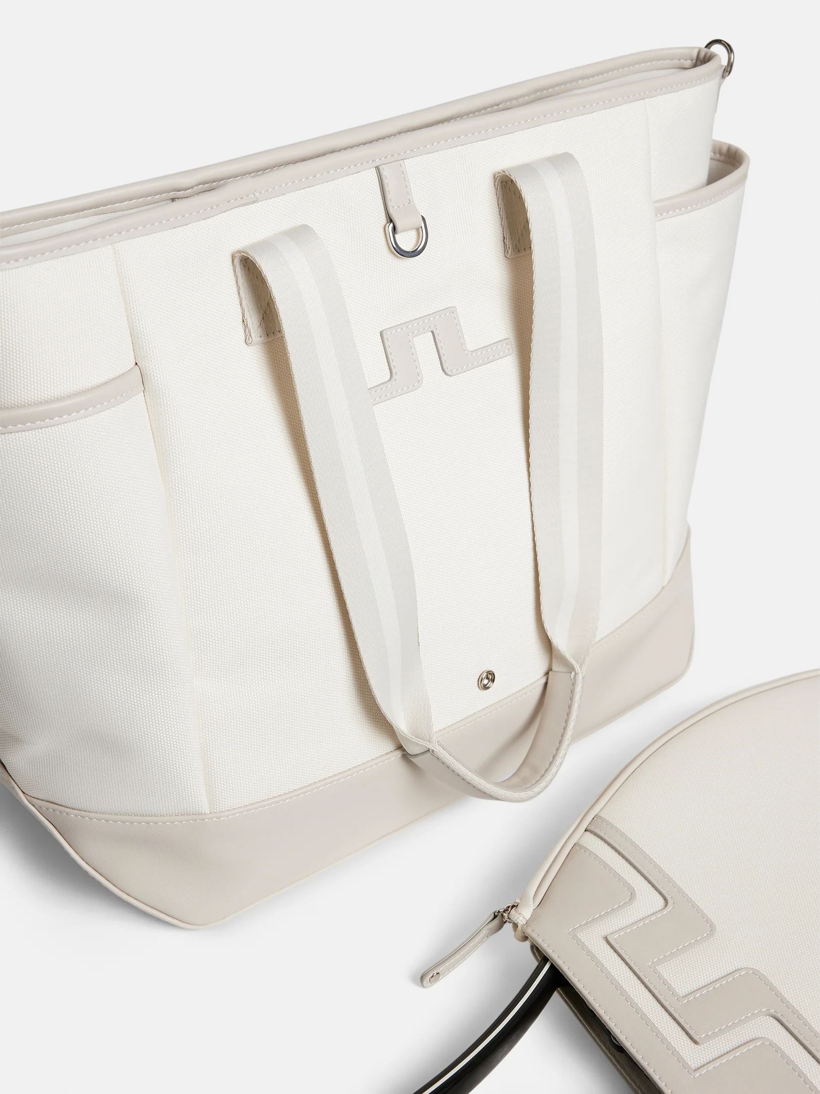 Delfina Tennis Bag / White - Image 4