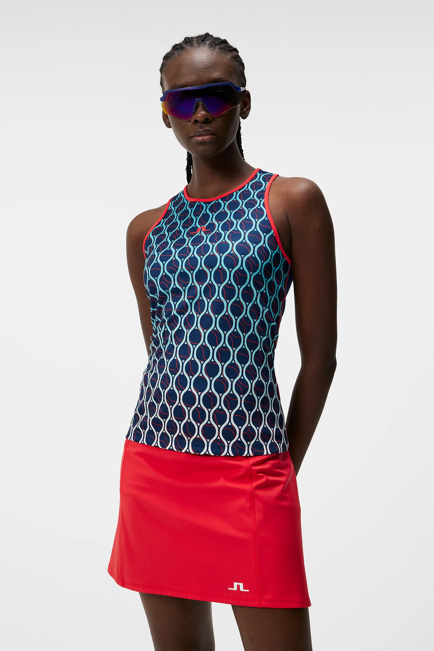 Delia Printed Tank Top / Racket Fade Estate - Image 3