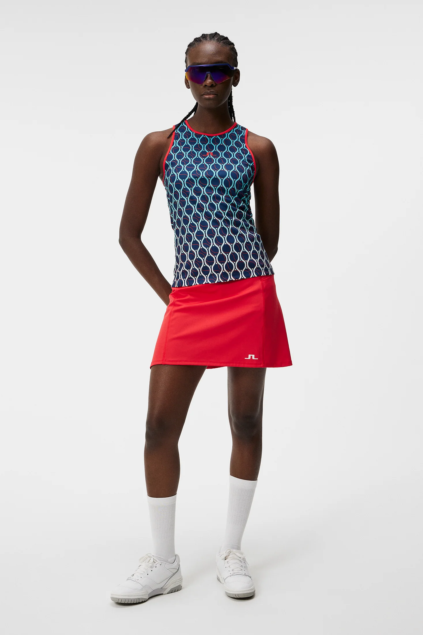 Delia Printed Tank Top / Racket Fade Estate - Image 5