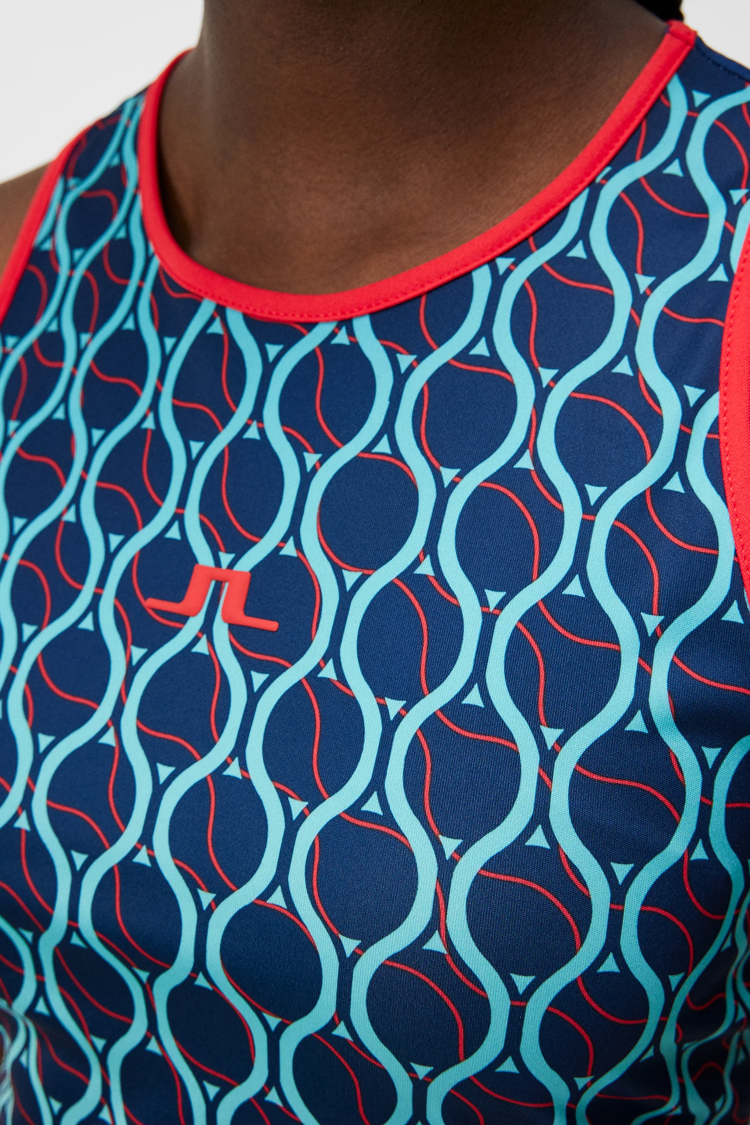 Delia Printed Tank Top / Racket Fade Estate - Image 7